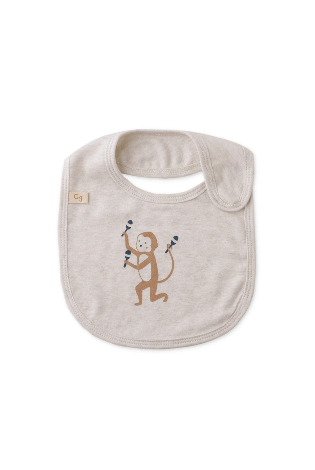 جينجرسنابس مريلة اولادي برسمة قرود متعدد الألوان