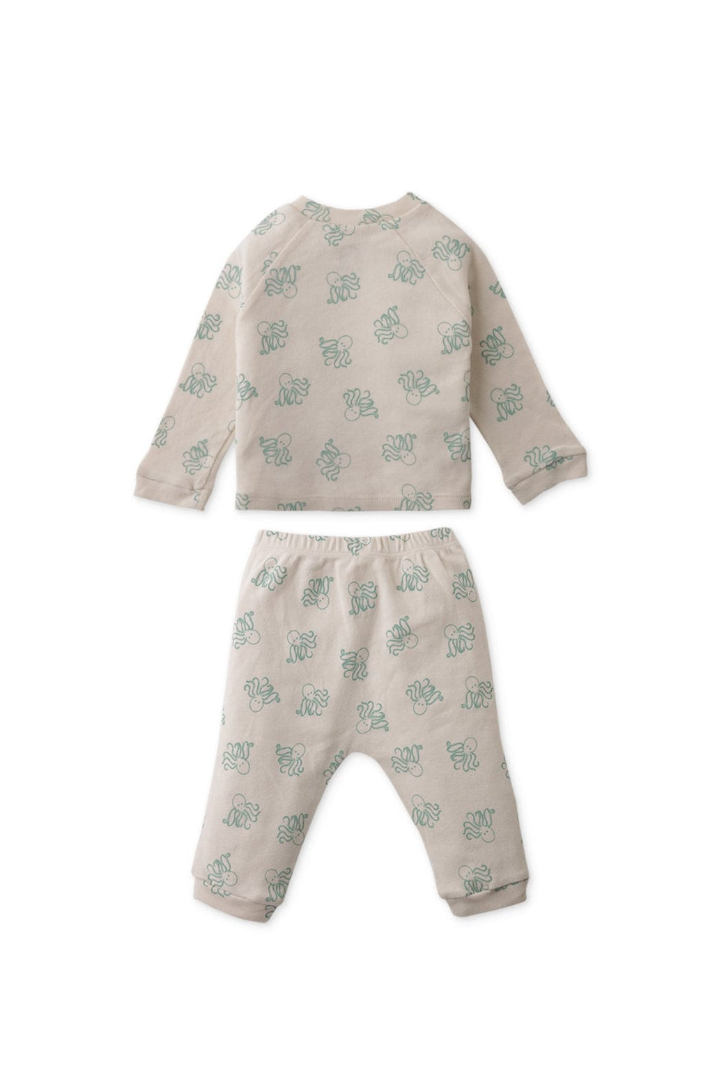 جينجرسنابس بيجامه ولادي رضع بنقشة أخطبوط أوف وايت