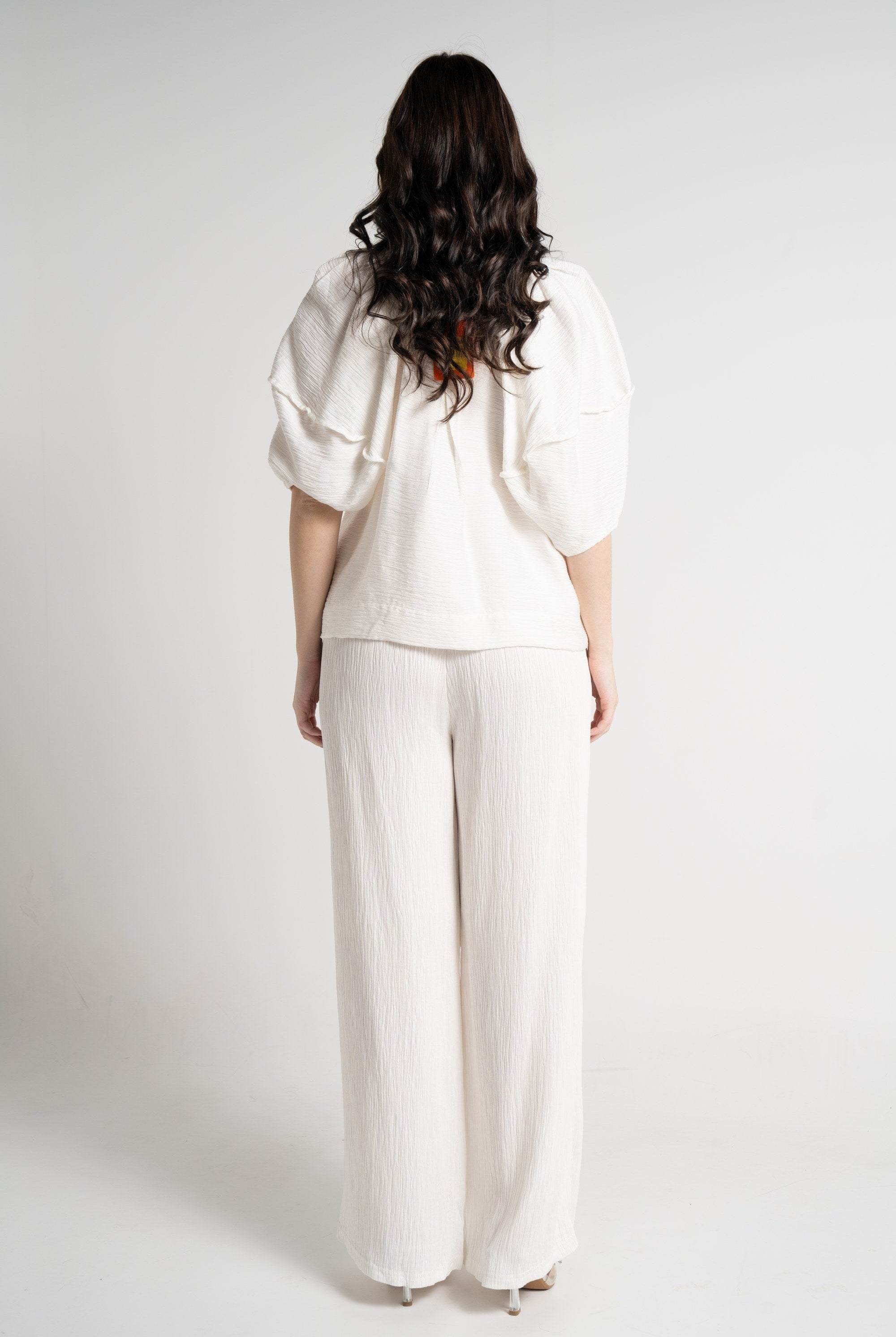 نتشي بنطلون طويل واسع طويل نسائي