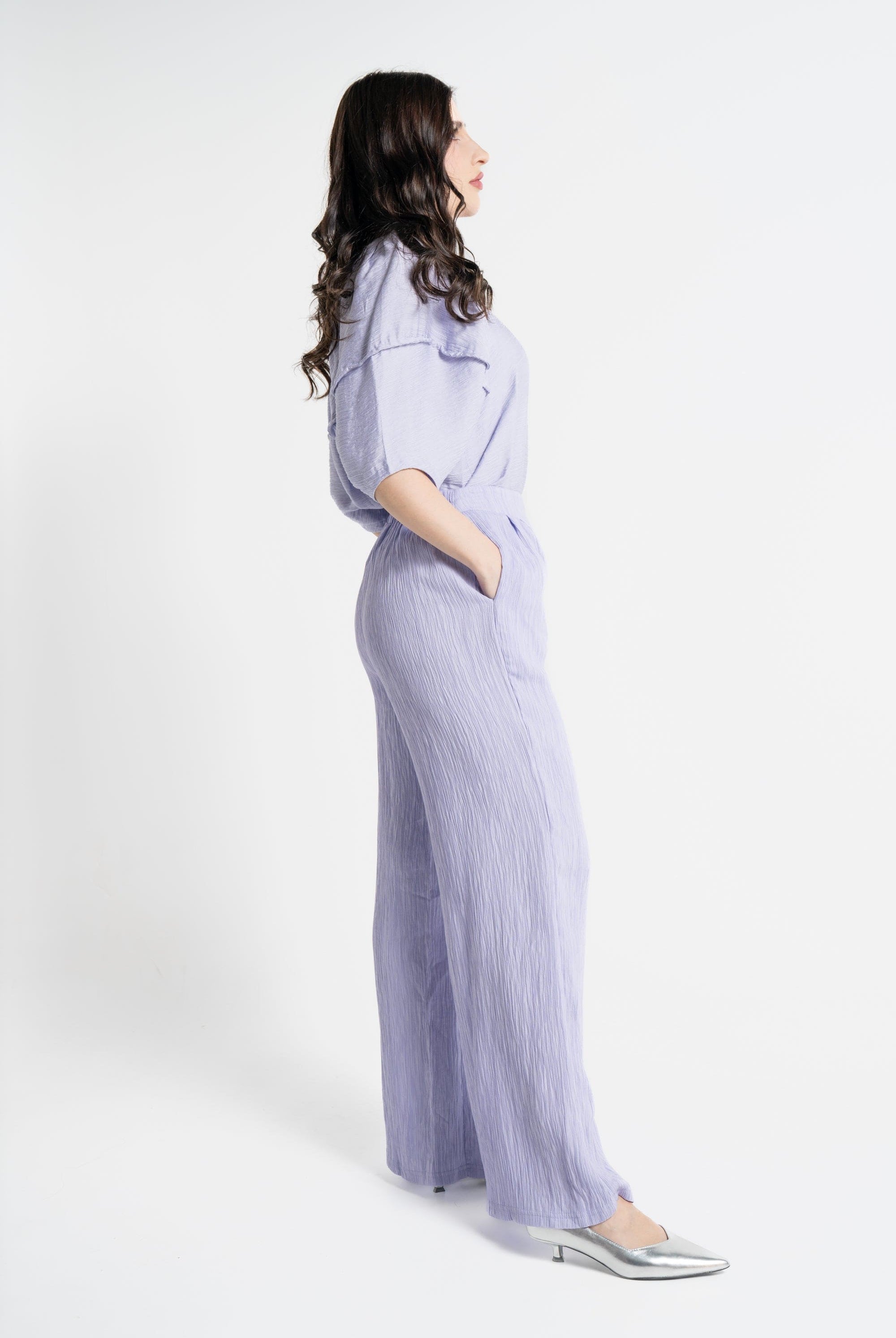 نتشي بنطلون طويل واسع طويل نسائي