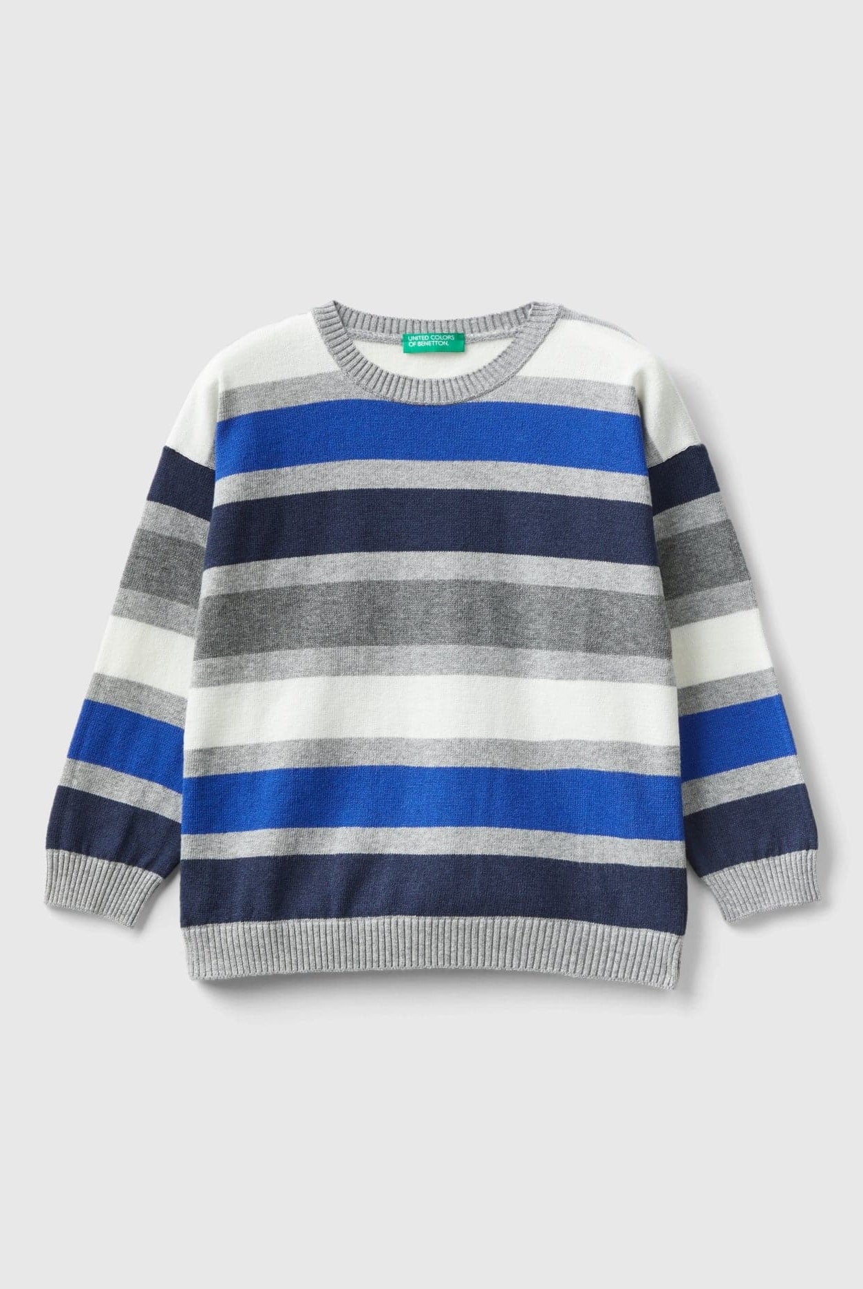 يونايتد كولورز اوف بينيتون بلوفر بخطوط ملونة بالعرض أطفالي