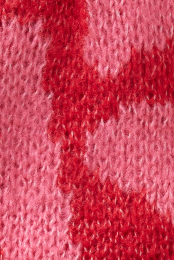 يونايتد كولورز اوف بينيتون قبعة بنقشة حيوانية من مزيج الصوف بناتي