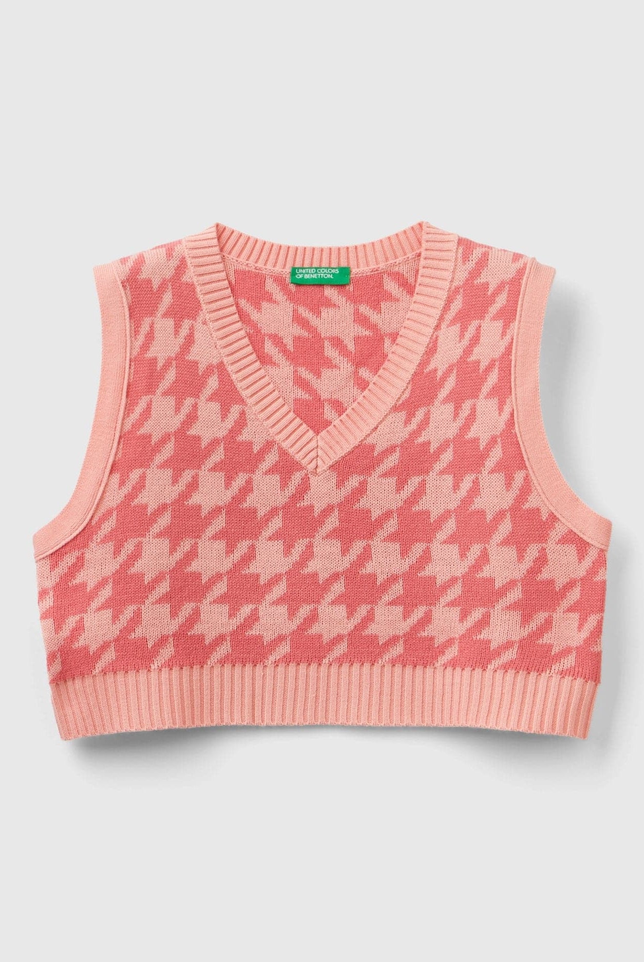 يونايتد كولورز اوف بينيتون بلوفر قصير كت منقوش أطفالي