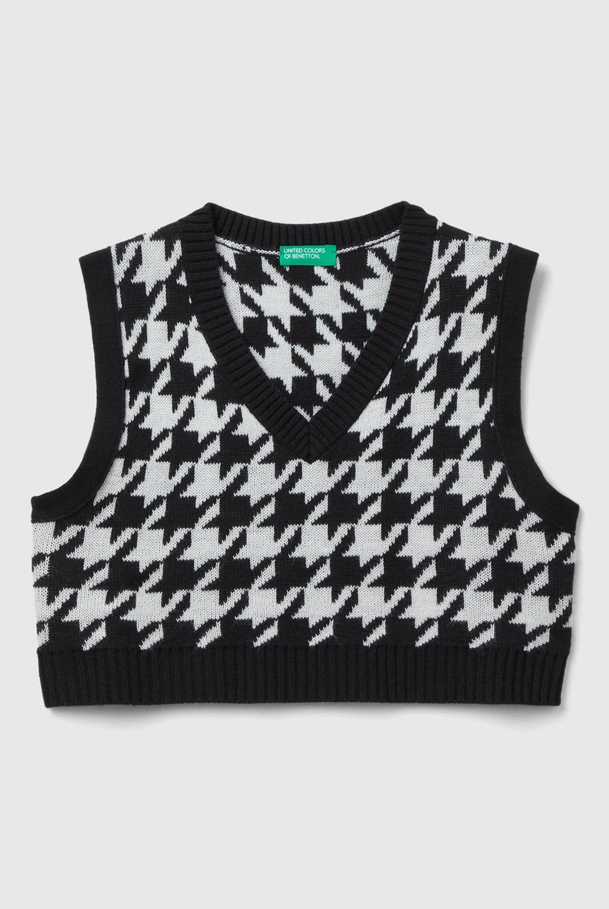 يونايتد كولورز اوف بينيتون بلوفر قصير كت منقوش أطفالي