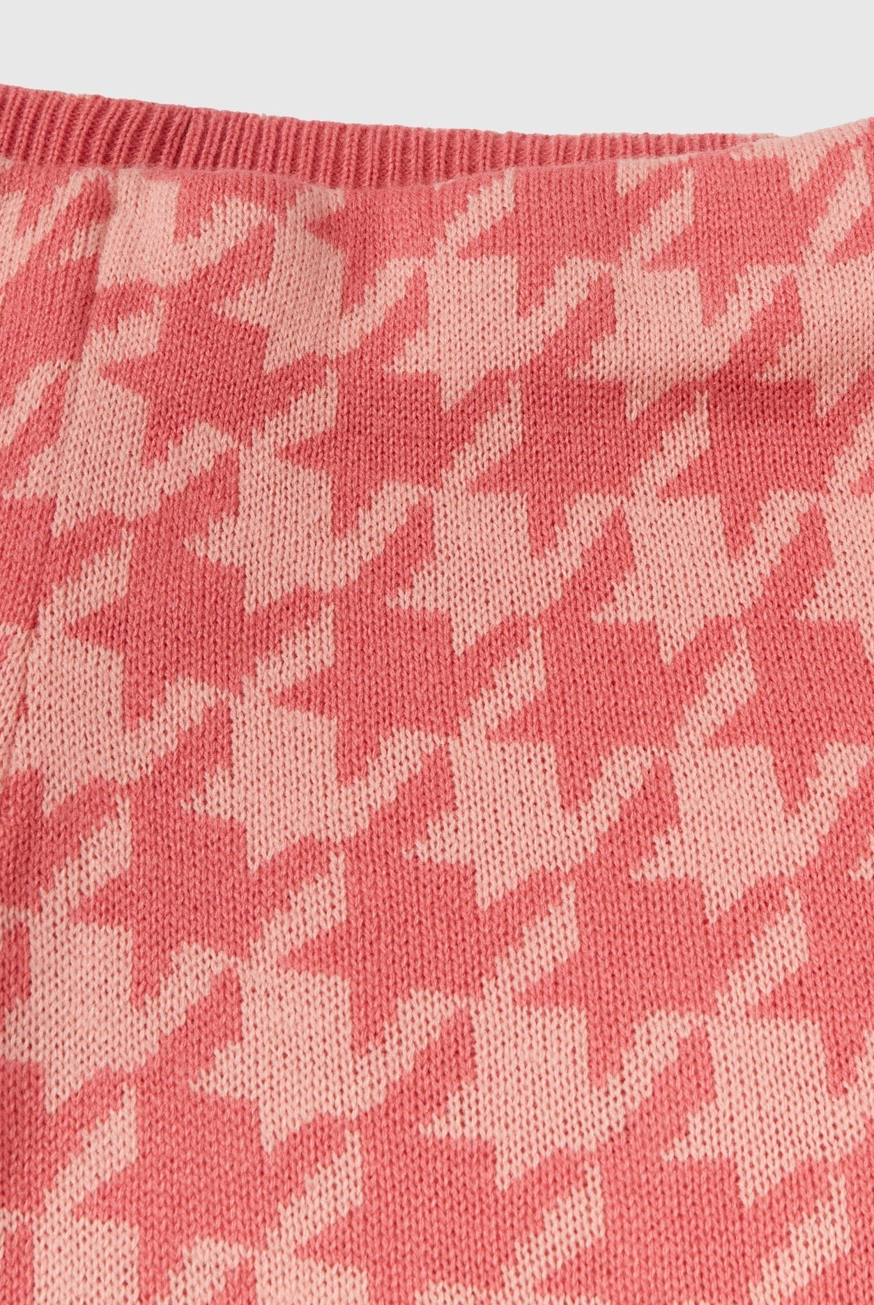 يونايتد كولورز اوف بينيتون بنطلون بناتي بنقشة هاوندستوث محبوك