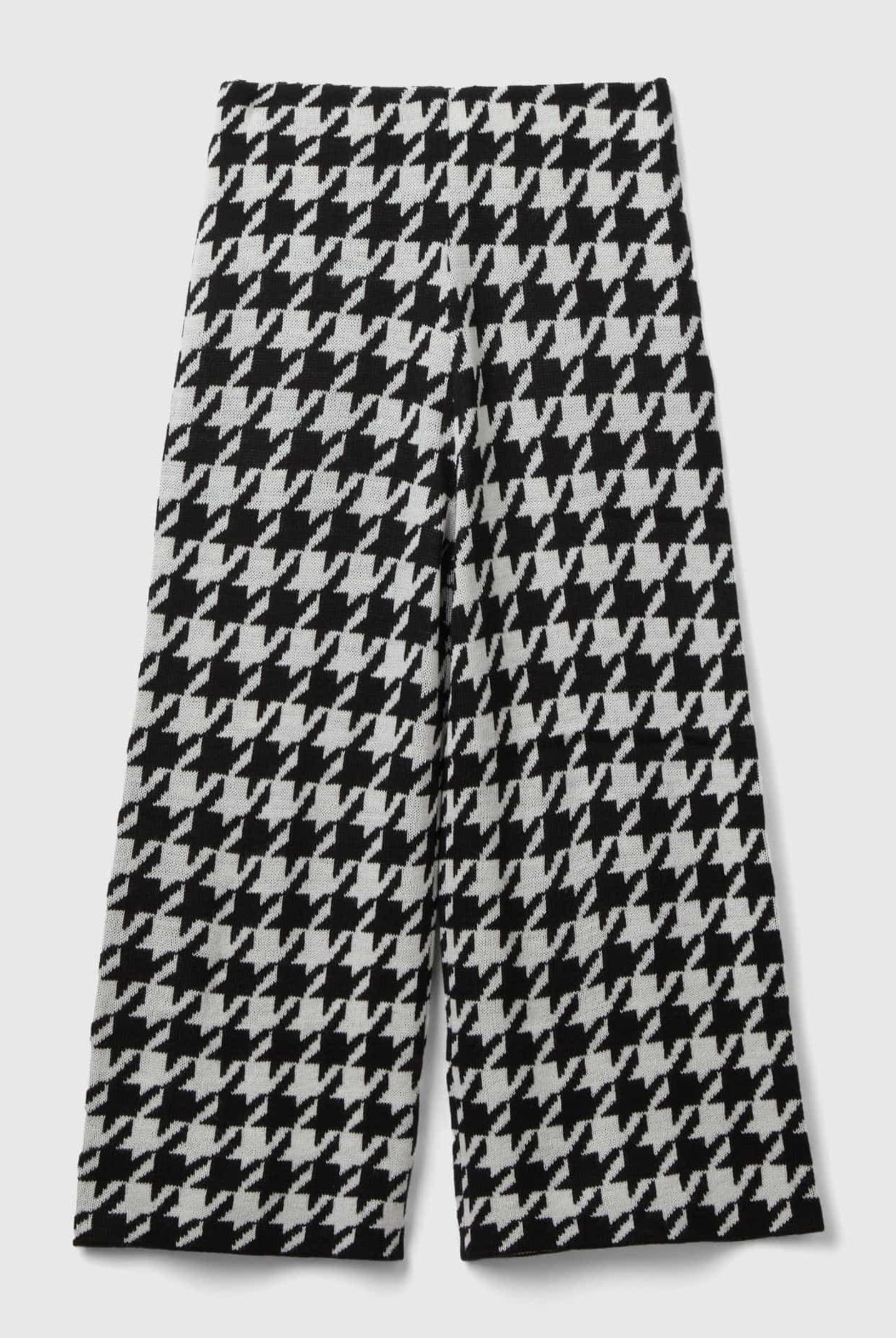 يونايتد كولورز اوف بينيتون بنطلون بناتي بنقشة هاوندستوث محبوك