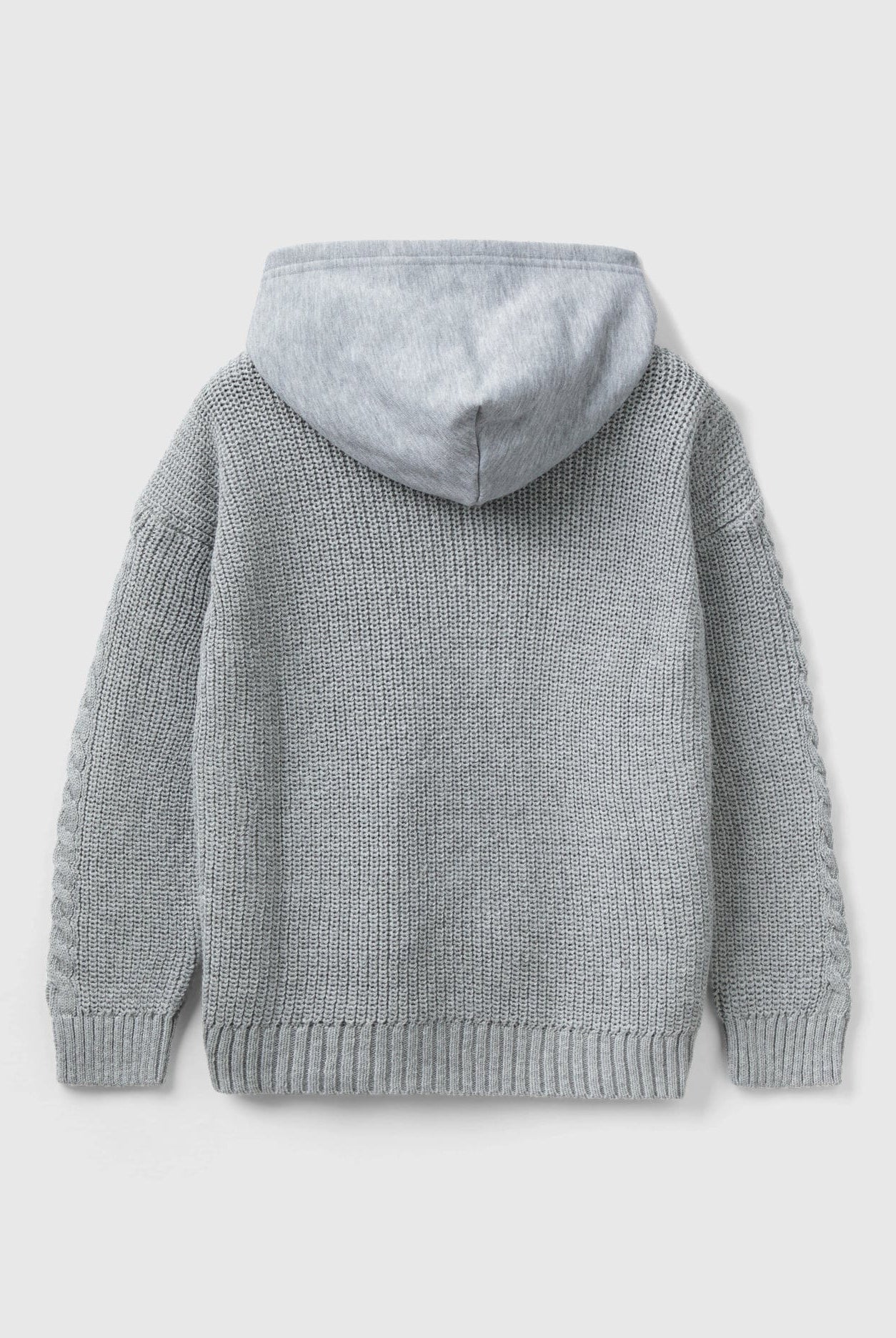 يونايتد كولورز اوف بينيتون بلوفر بغطاء للرأس سادة بقبعة أطفالي