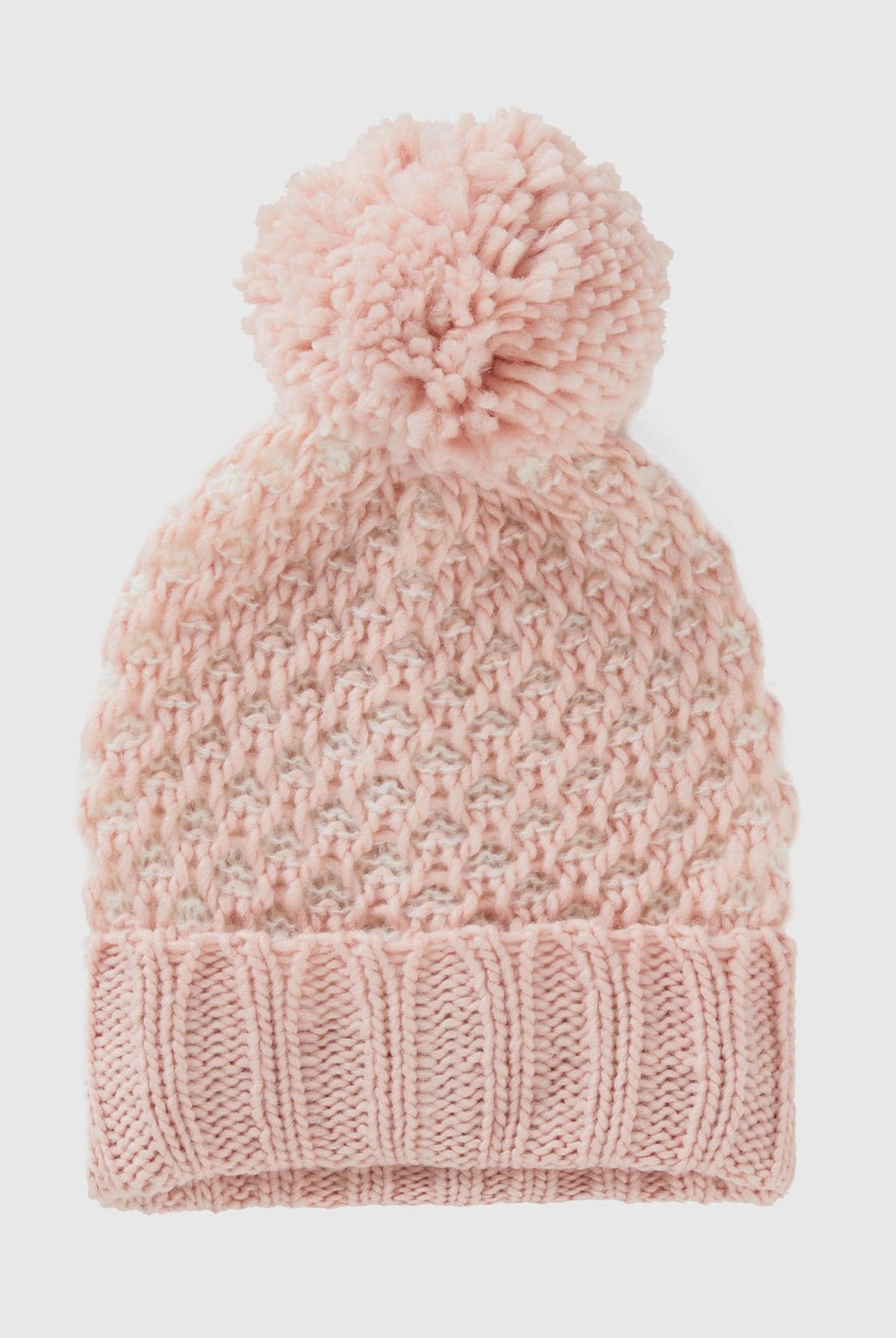 يونايتد كولورز اوف بينيتون قبعة ببكرة من الفرو بناتي