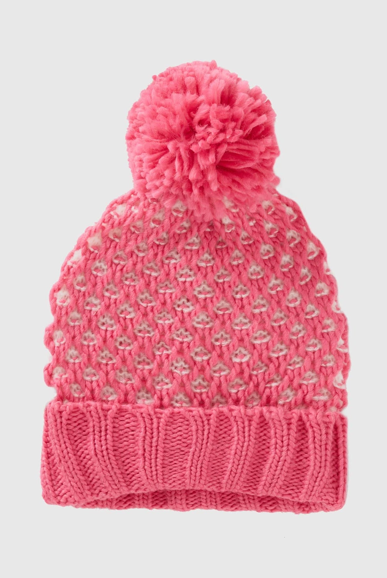 يونايتد كولورز اوف بينيتون قبعة ببكرة من الفرو بناتي