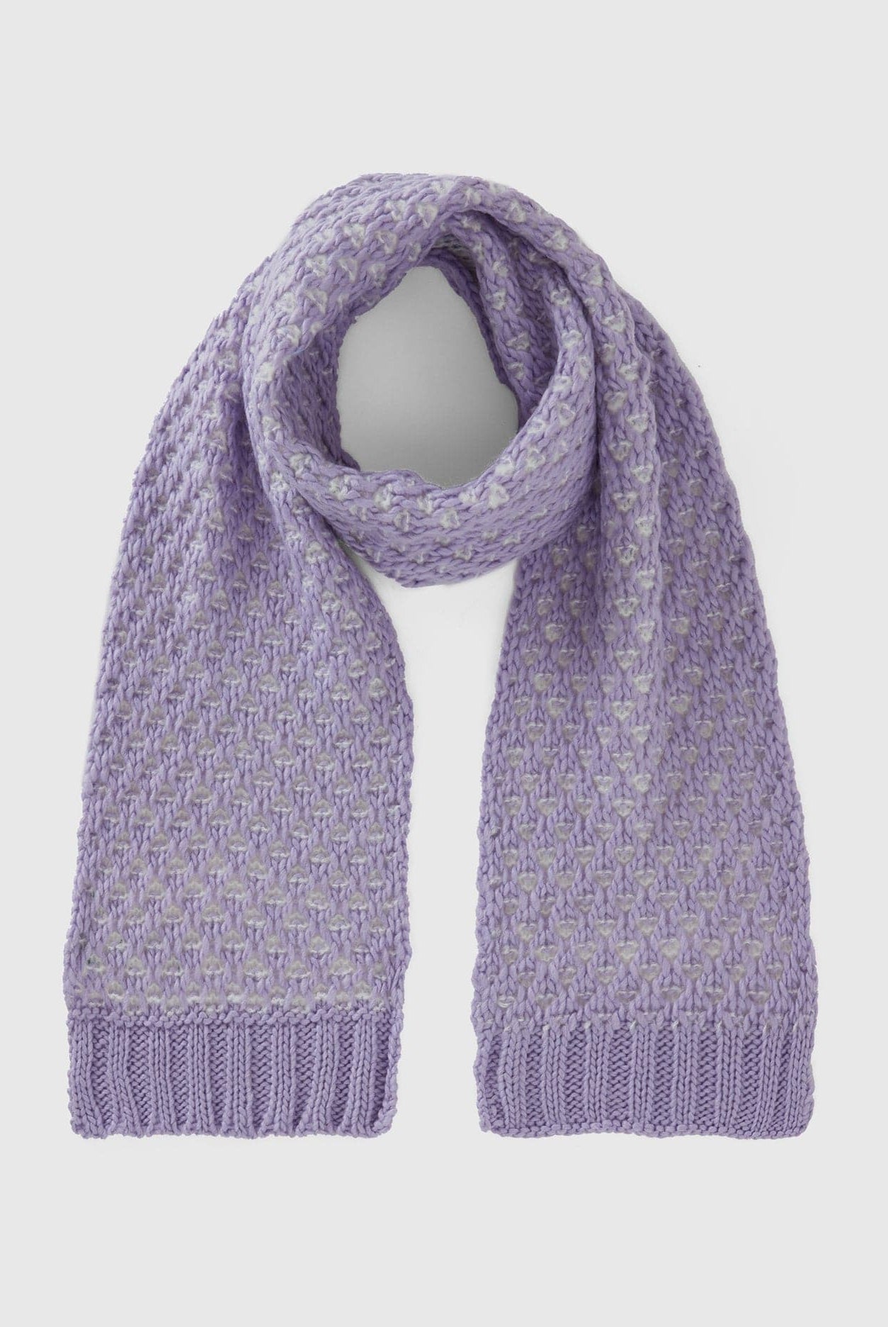 يونايتد كولورز اوف بينيتون وشاح بناتي من مزيج الصوف