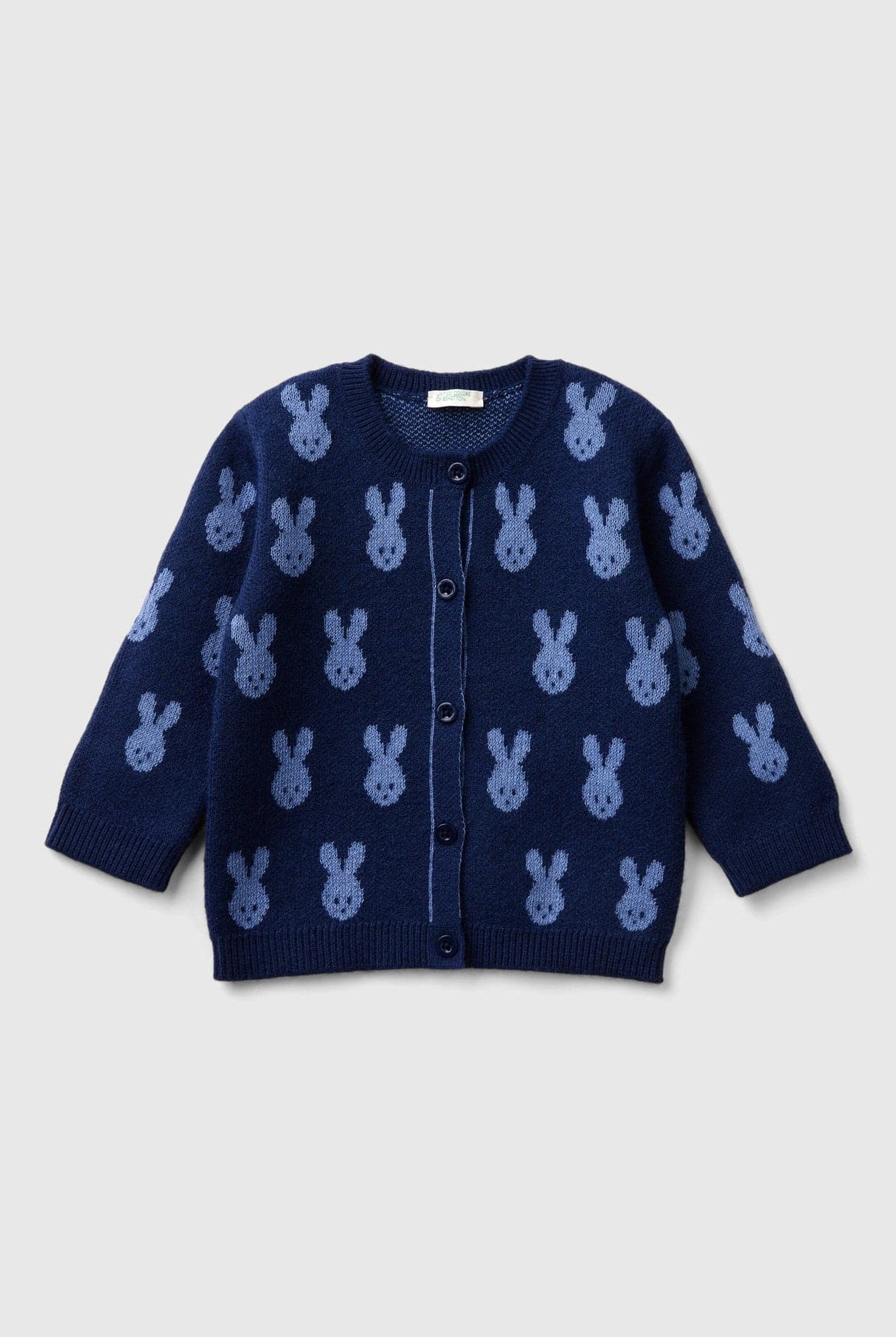 يونايتد كولورز اوف بينيتون كارديجان بتصميم أرنب وردية رضع