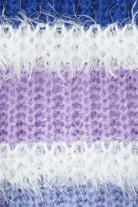 يونايتد كولورز اوف بينيتون سترة مخططة بخيوط لوريكس أطفالي