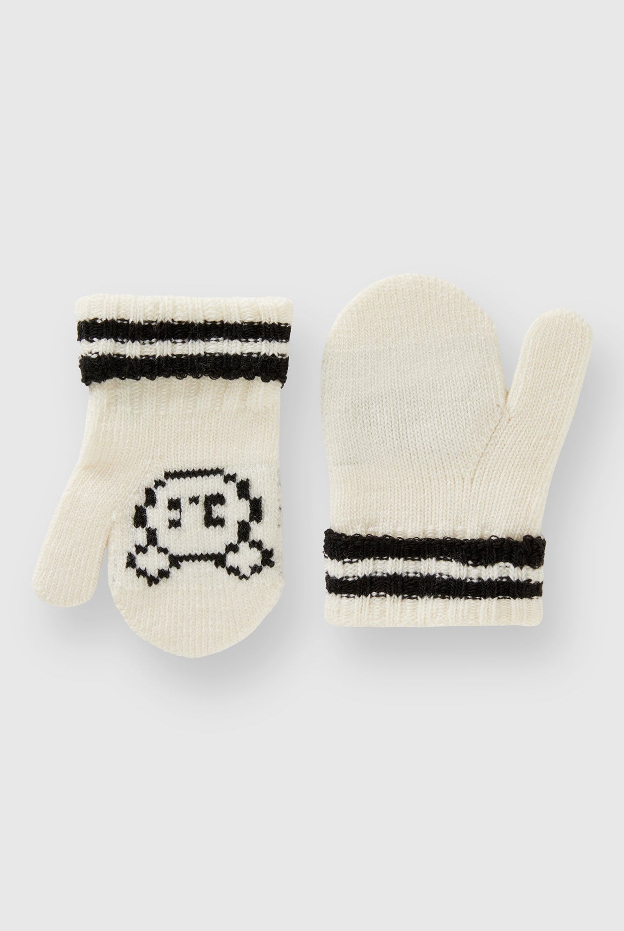 يونايتد كولورز اوف بينيتون قفازات اطفالي صوف برسوم