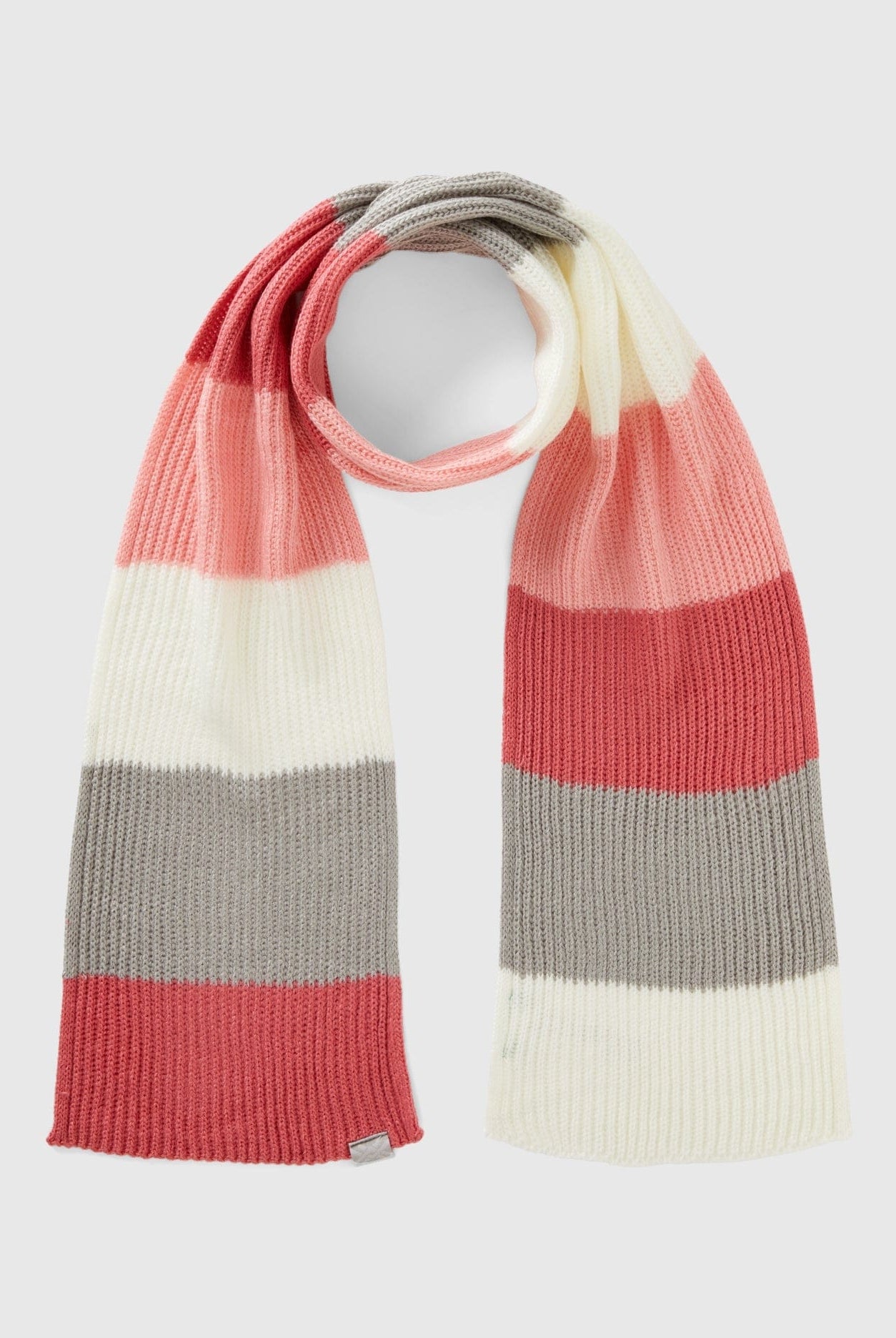 يونايتد كولورز اوف بينيتون وشاح بخطوط ملونة