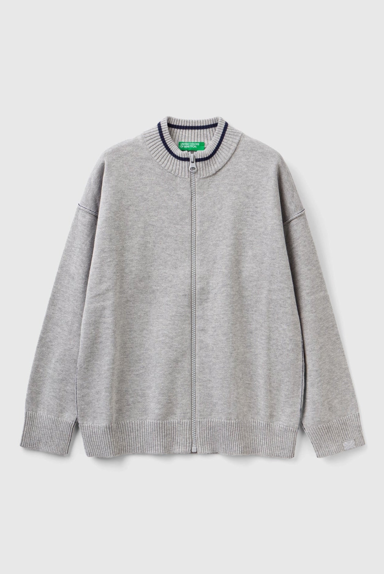 يونايتد كولورز اوف بينيتون كارديجان بسحاب من القطن أطفالي