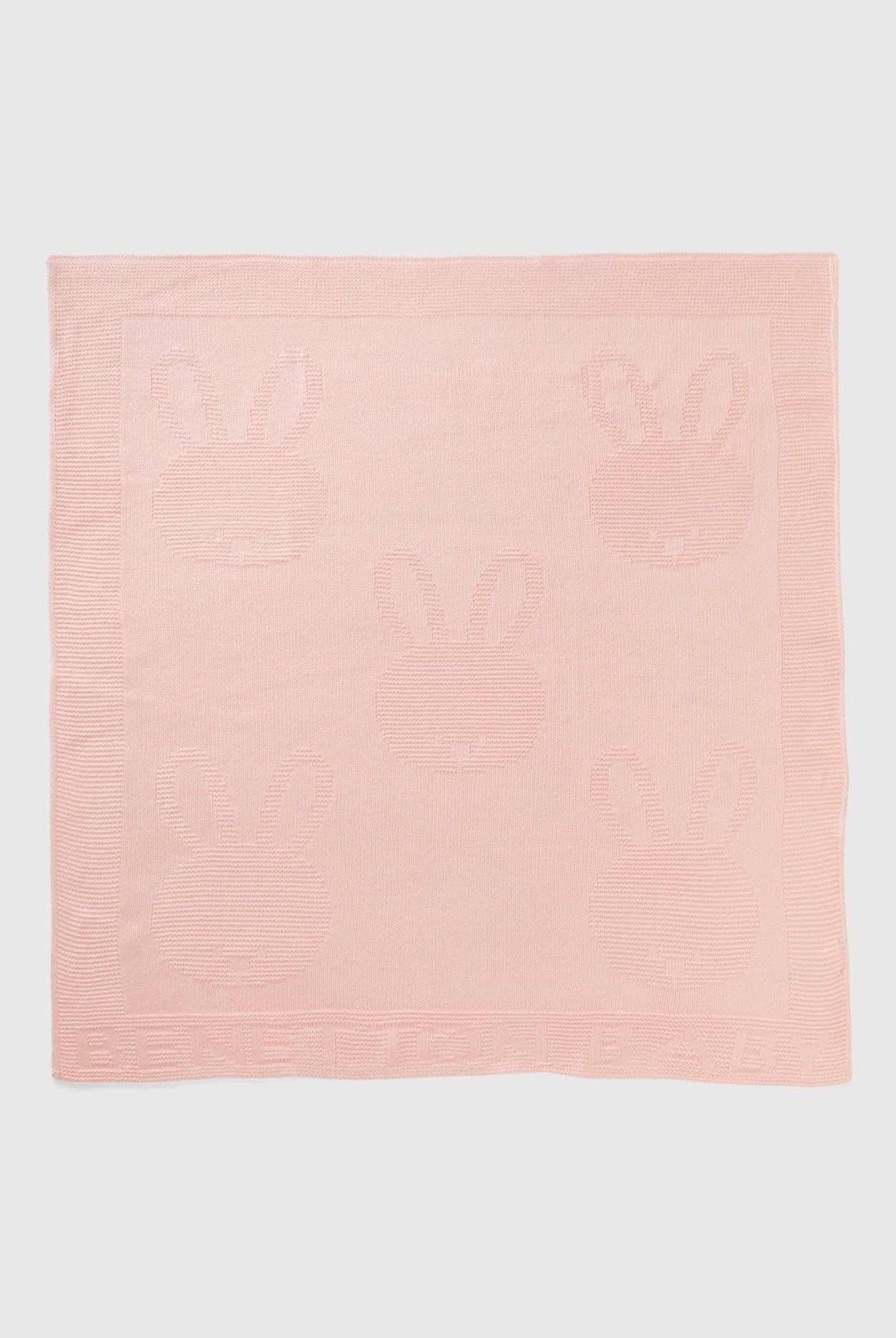 يونايتد كولورز اوف بينيتون بطانية الطفل المحبوكة مع رسومات