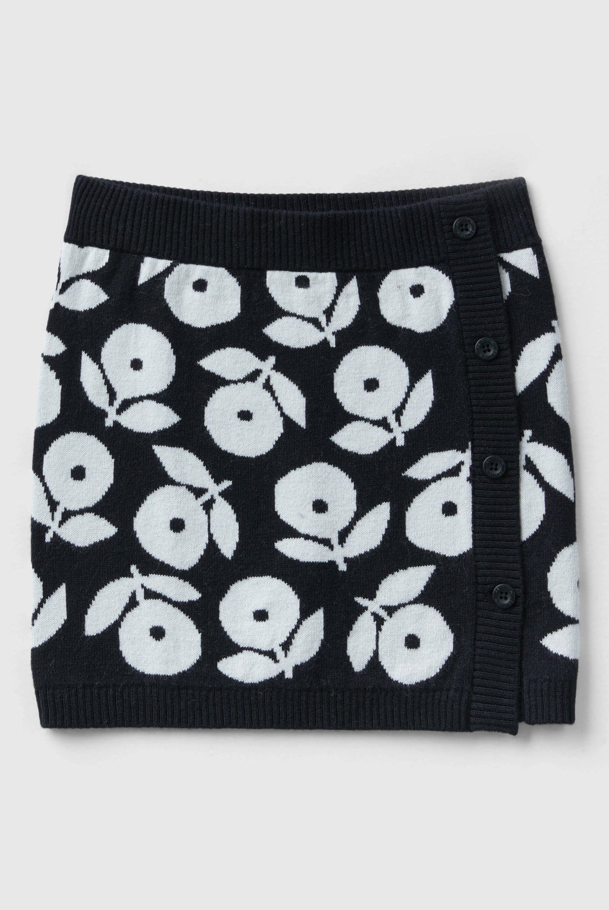 يونايتد كولورز اوف بينيتون تنورة أطفالي مزينة بأزرار ومنقوشه