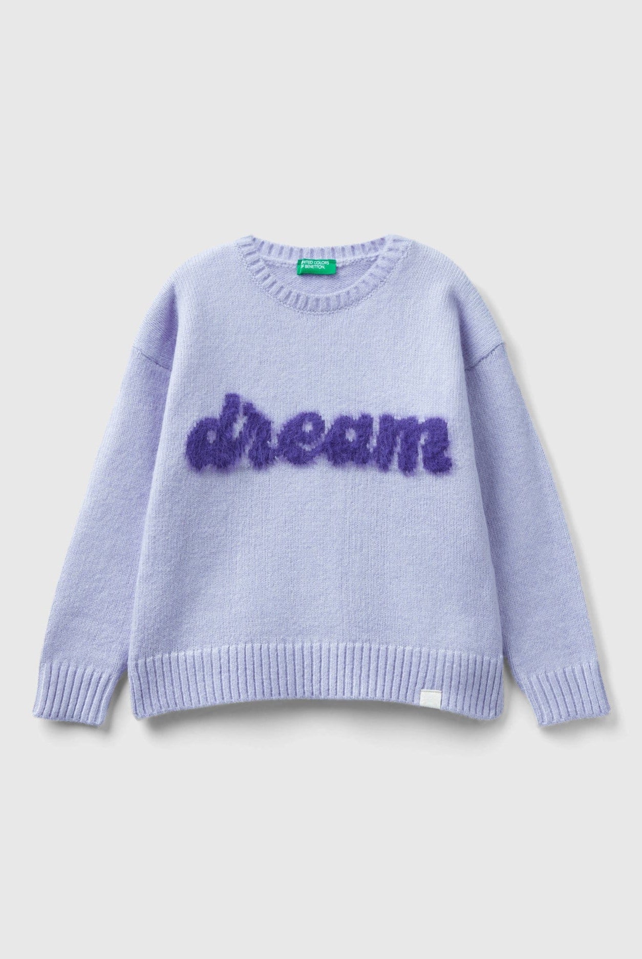 يونايتد كولورز اوف بينيتون بلوفر بتطريز أمامي كم طويل أطفالي