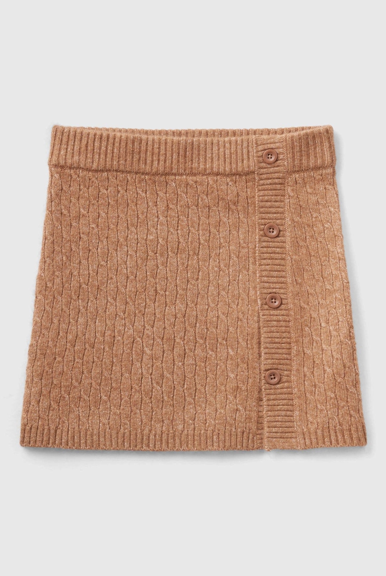 يونايتد كولورز اوف بينيتون تنورة بناتي مطرزة بتفاصيل أزرار