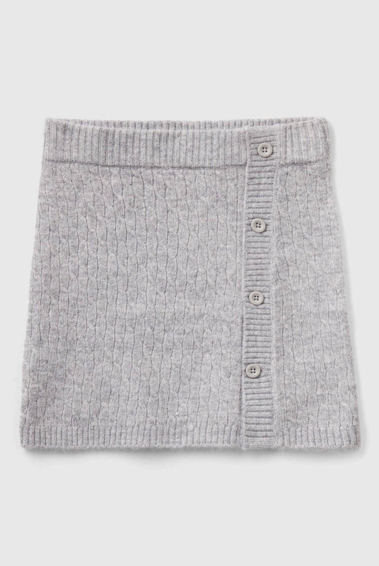 يونايتد كولورز اوف بينيتون تنورة بناتي مطرزة بتفاصيل أزرار