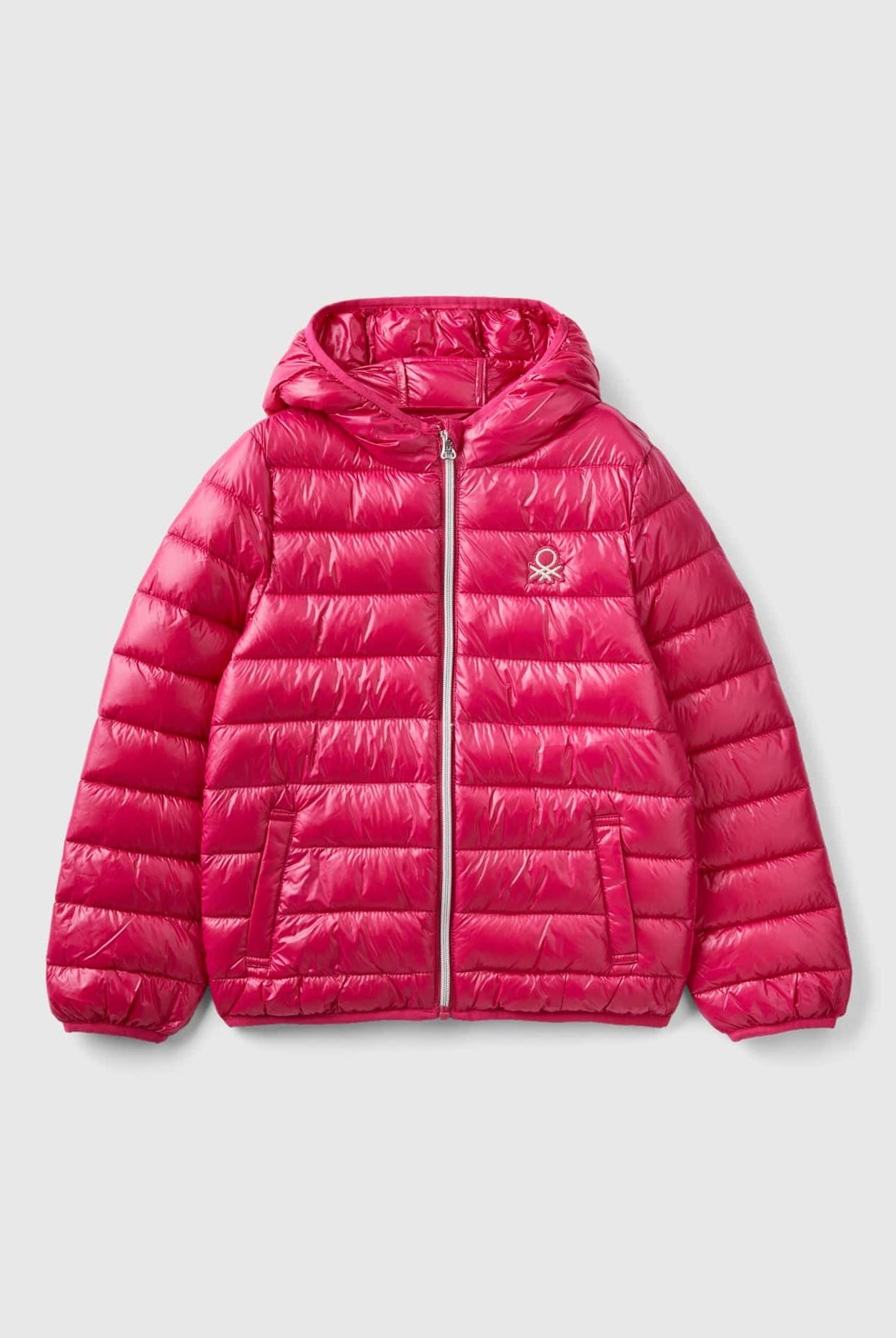 يونايتد كولورز اوف بينيتون سترة بافر بناتي بغطاء رأس