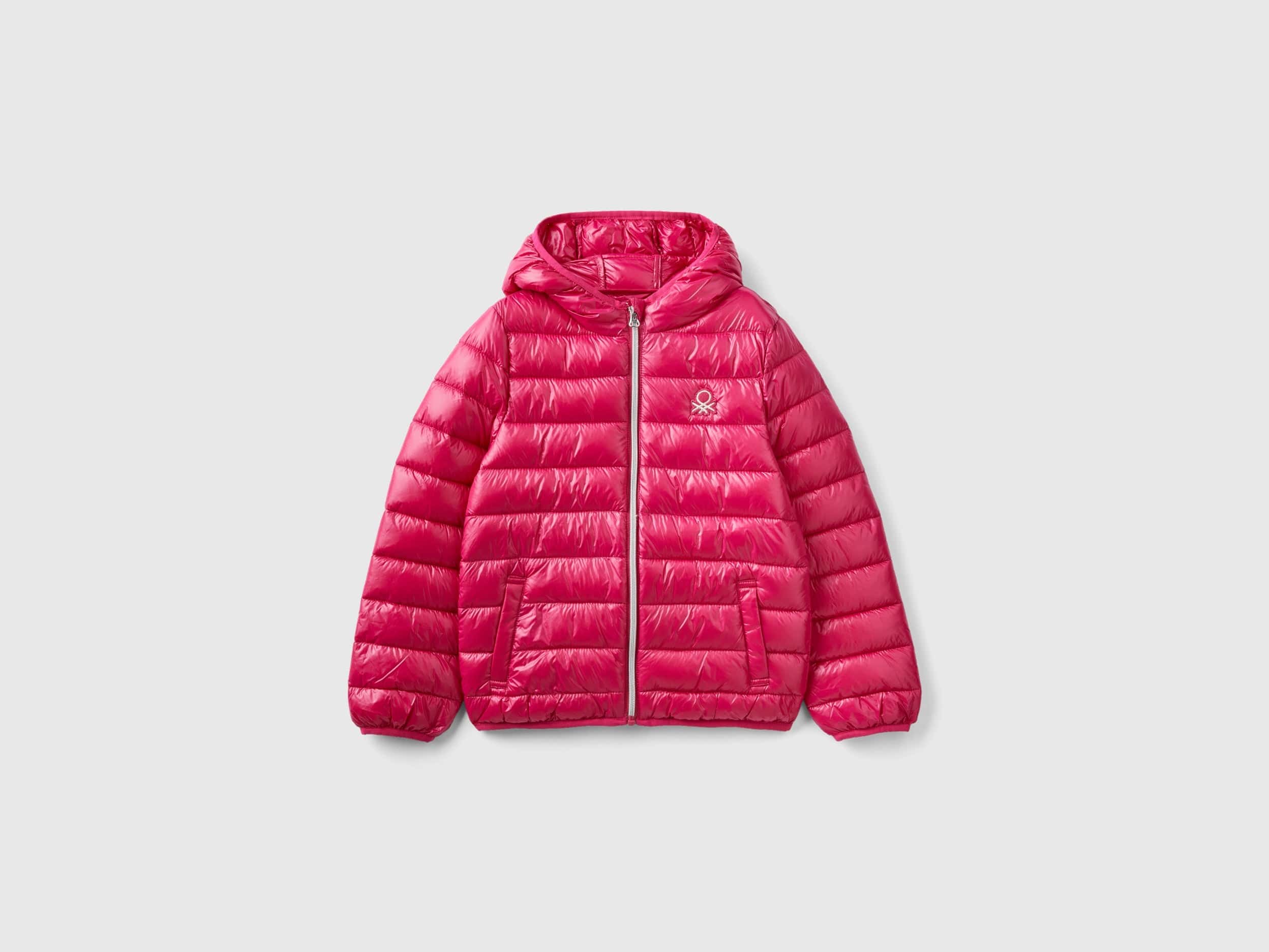 يونايتد كولورز اوف بينيتون سترة بافر بناتي بغطاء رأس