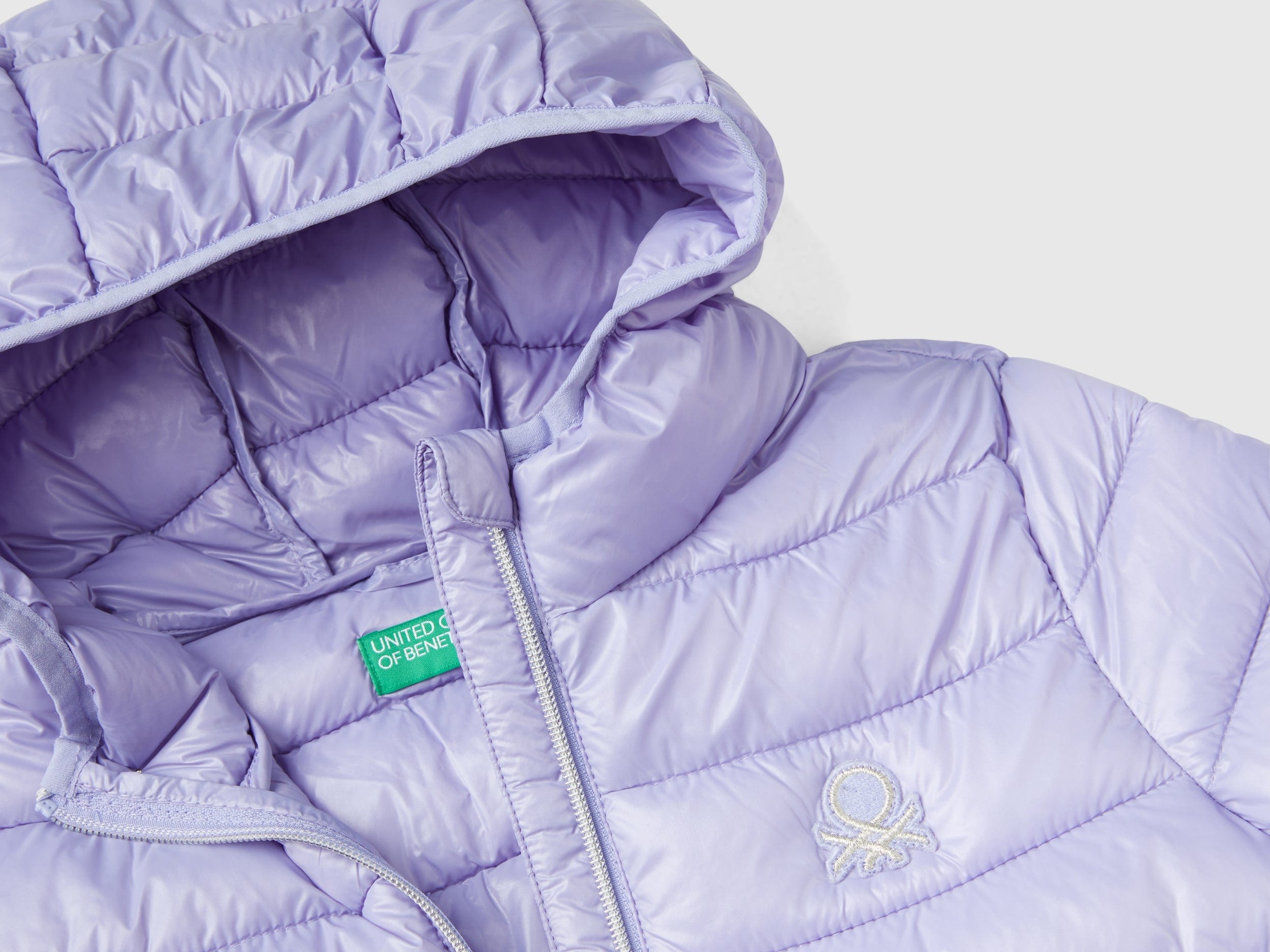 يونايتد كولورز اوف بينيتون سترة بافر بناتي بغطاء رأس