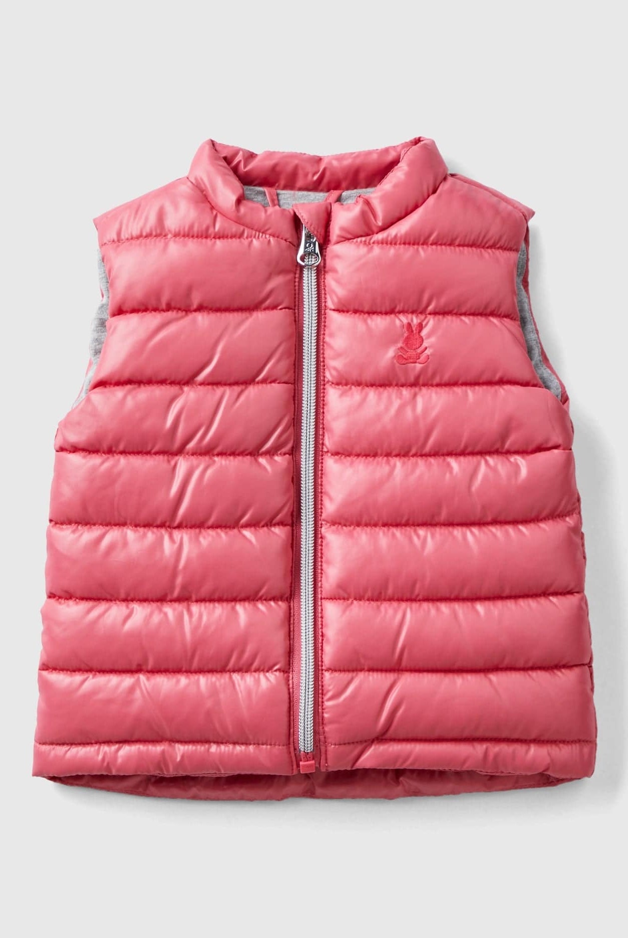 يونايتد كولورز اوف بينيتون جاكيت بمب بسحاب كت بيبي سادة