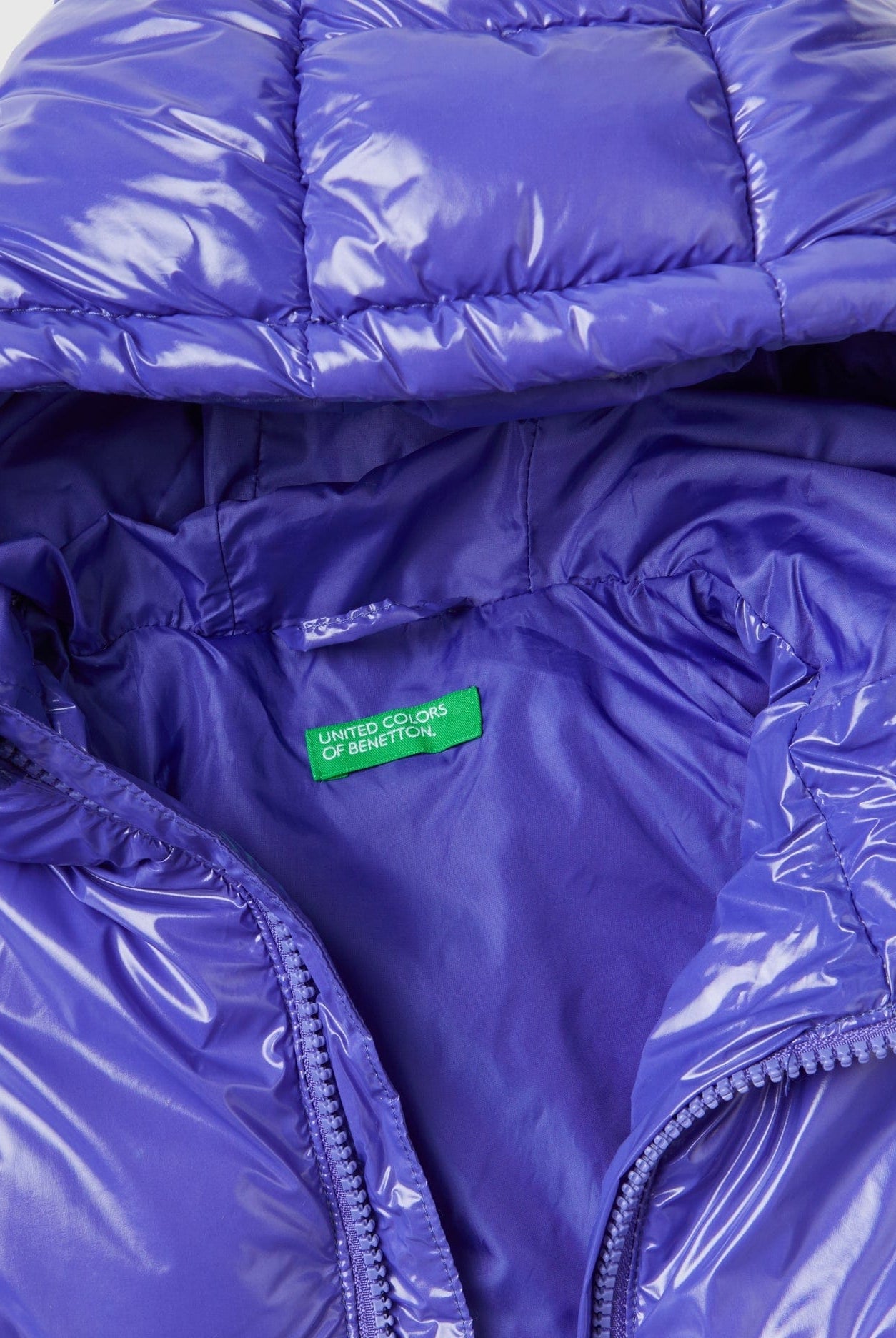 يونايتد كولورز اوف بينيتون جاكت بامب اولادي بسحاب مضاد للمطر