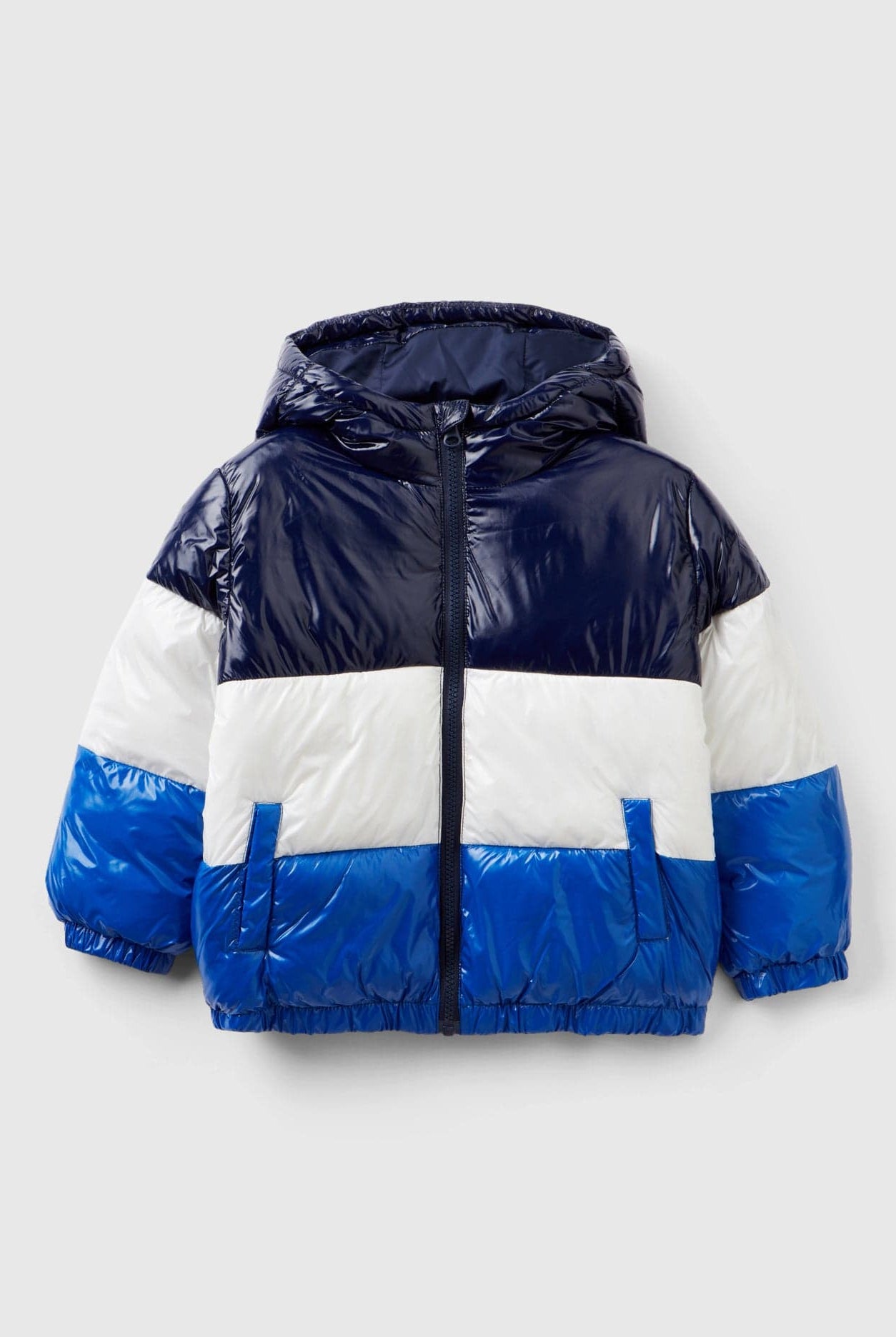 يونايتد كولورز اوف بينيتون جاكت بامب اولادي بسحاب مضاد للمطر