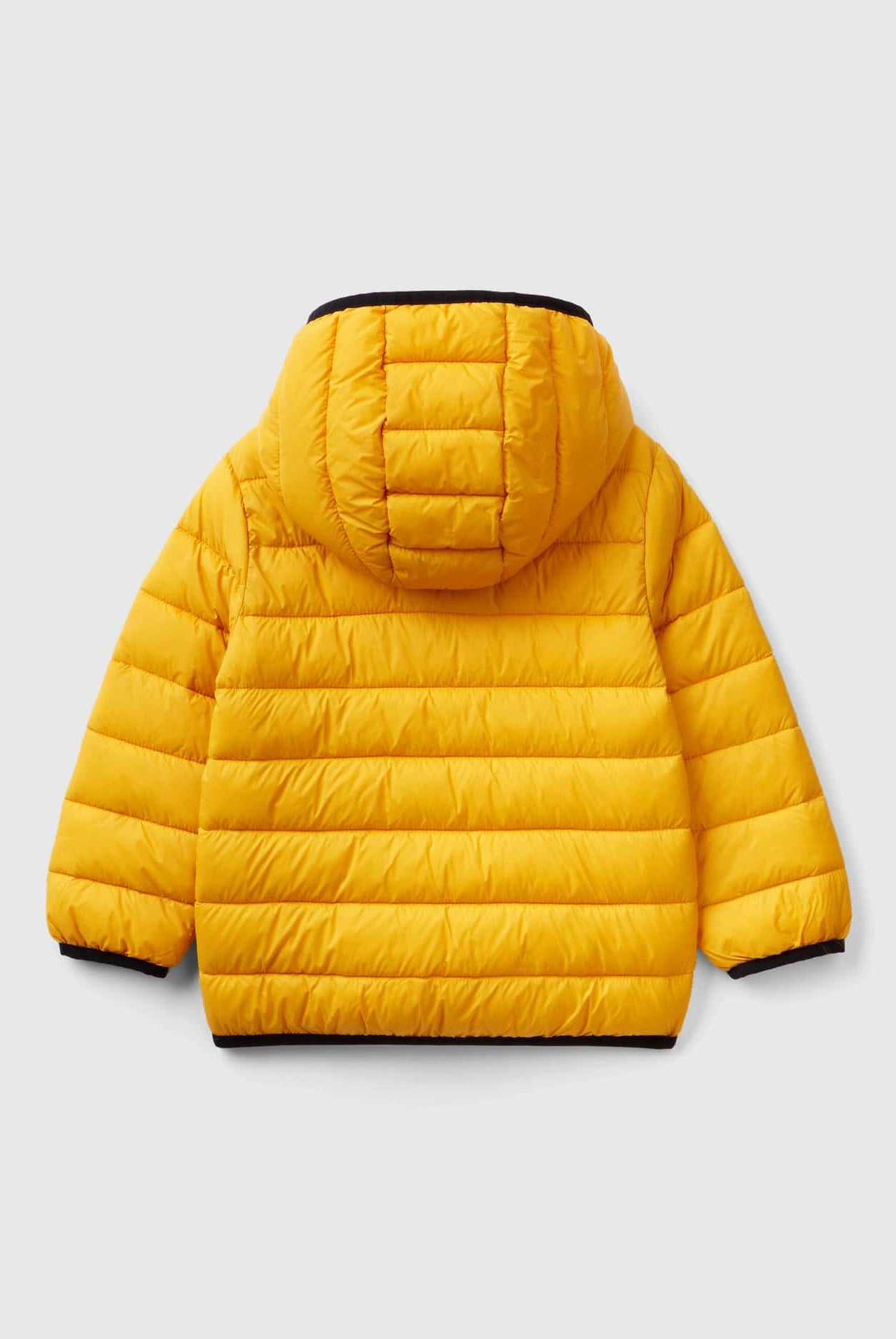 يونايتد كولورز اوف بينيتون جاكيت مقاوم للمطر نايلون بسحاب بف أطفالي