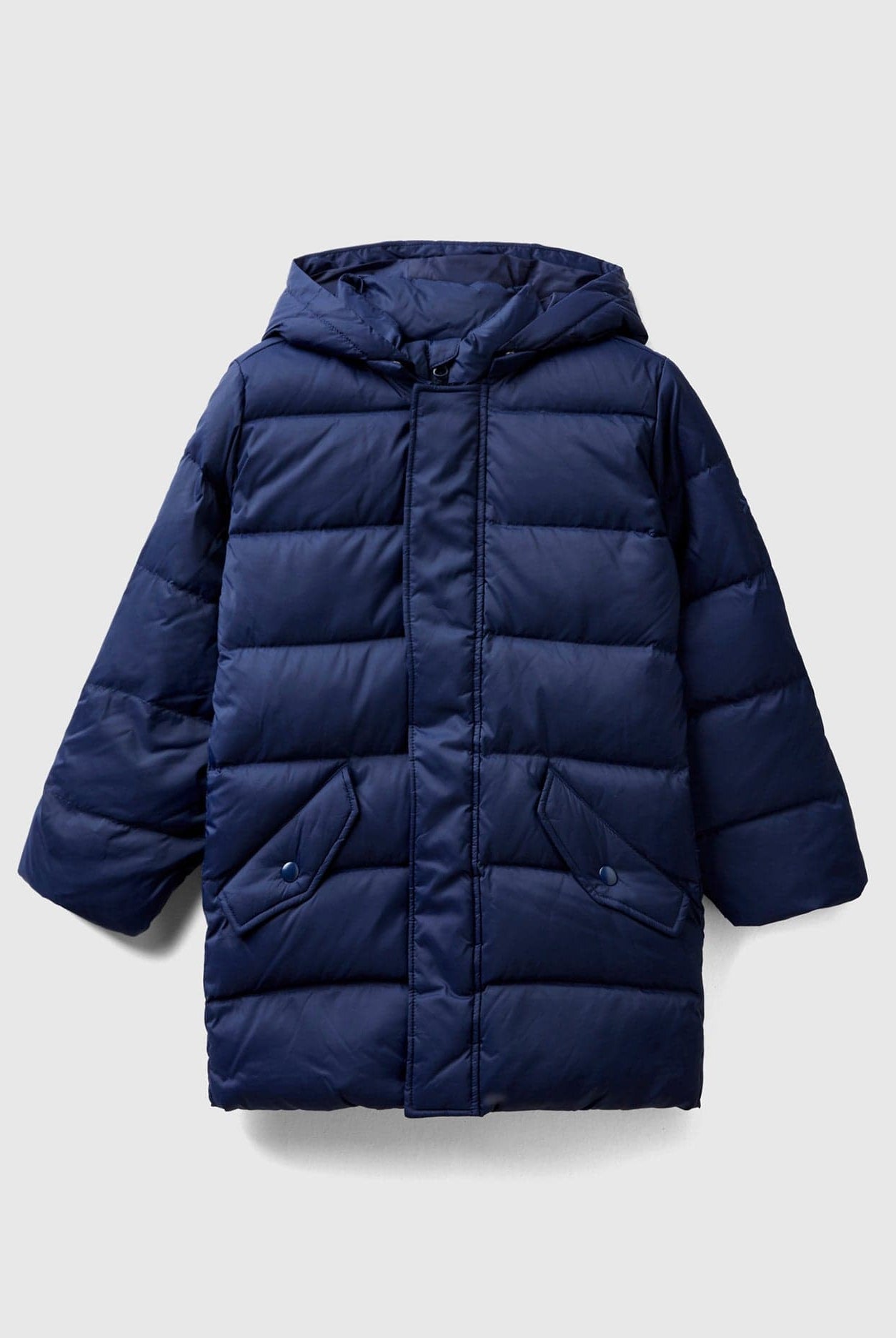 يونايتد كولورز اوف بينيتون سترة اطفال مبطنة بغطاء رأس قابل للإزالة