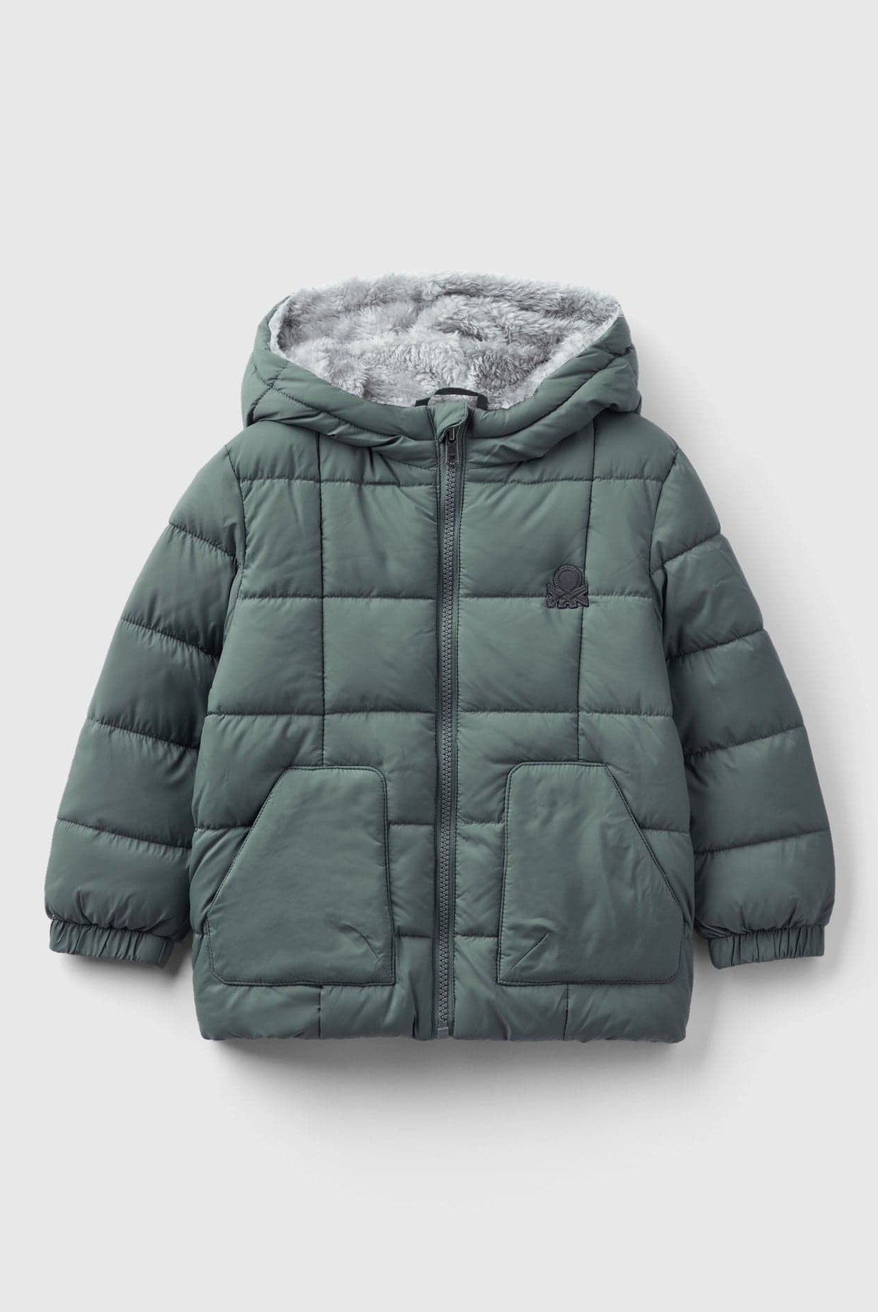 يونايتد كولورز اوف بينيتون جاكيت ببطانة تيدي ولادي