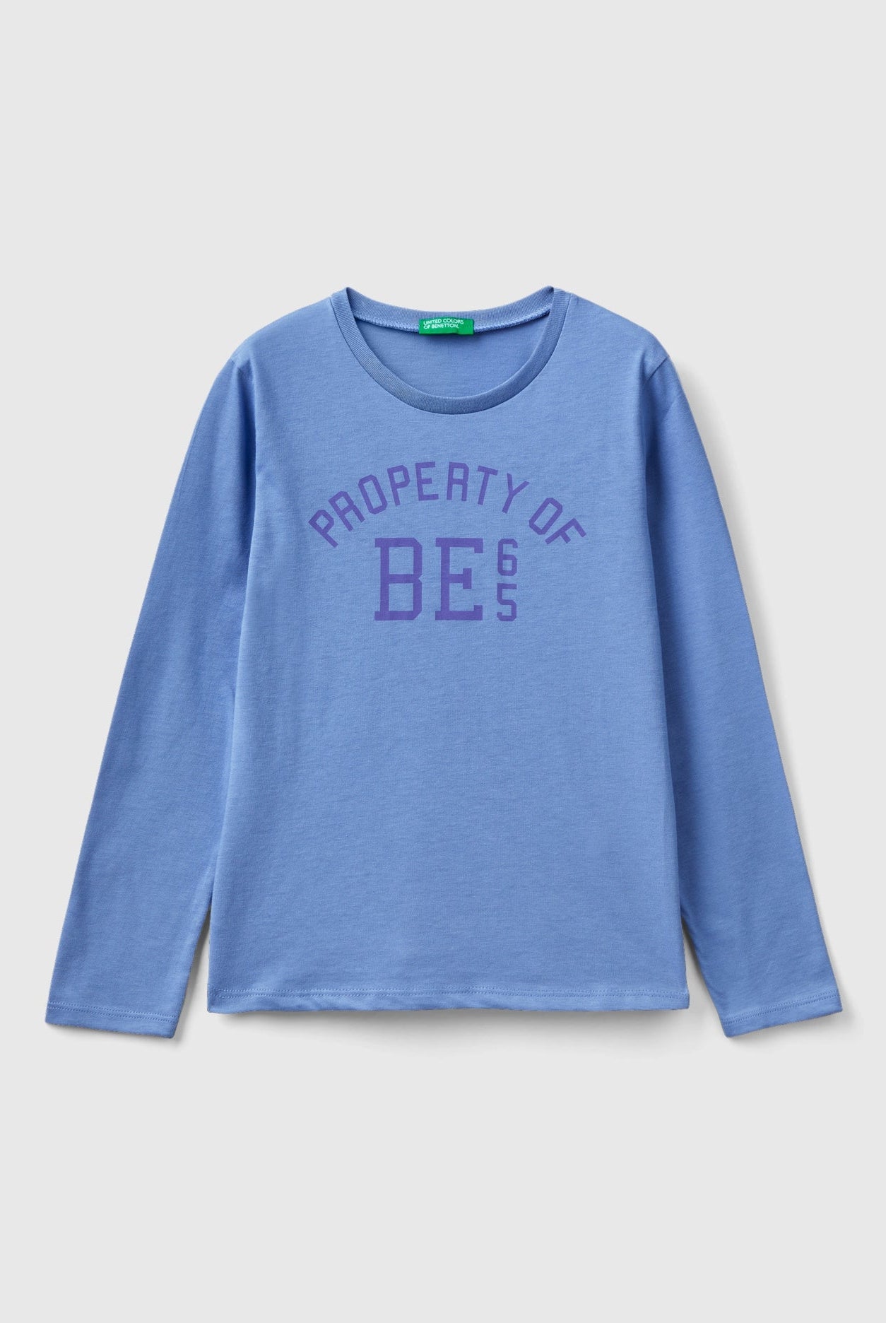 يونايتد كولورز اوف بينيتون تيشيرت بطباعة أمامية أطفالي بكم طويل