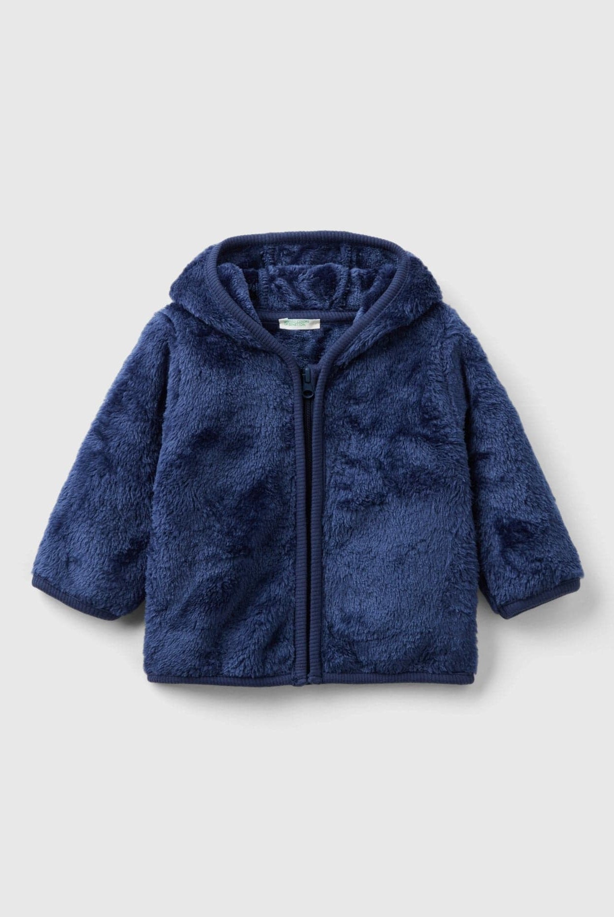 يونايتد كولورز اوف بينيتون بلوزة رضع ناعمة بسحاب