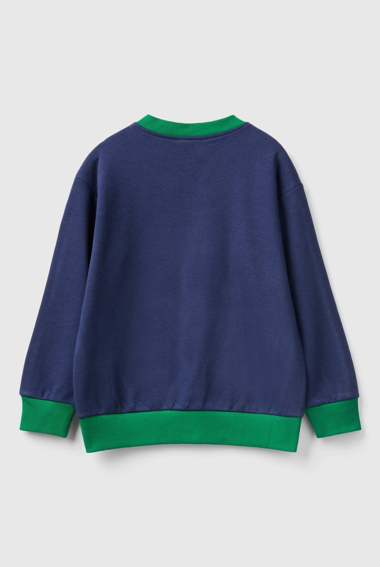 يونايتد كولورز اوف بينيتون سويت شيرت بسحاب وطباعة شعار أطفالي