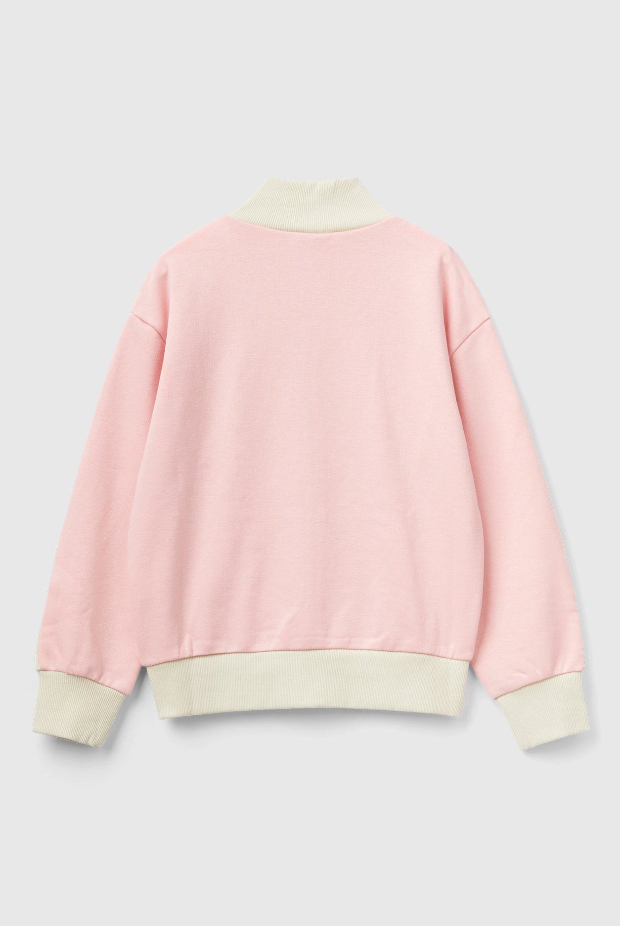 يونايتد كولورز اوف بينيتون سويت شيرت بسحاب وطباعة أطفالي