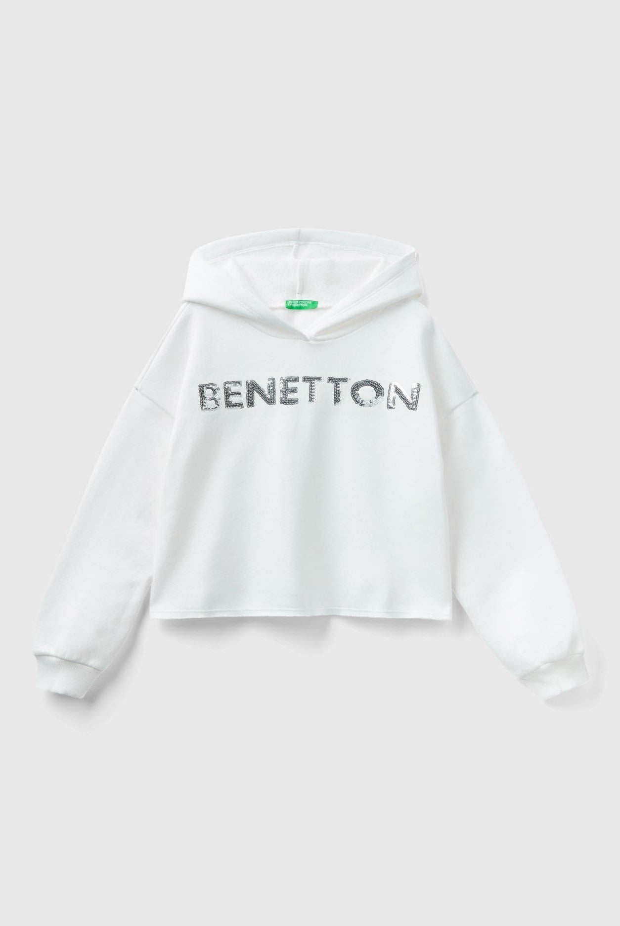 يونايتد كولورز اوف بينيتون هودي اطفال مزين بالترتر