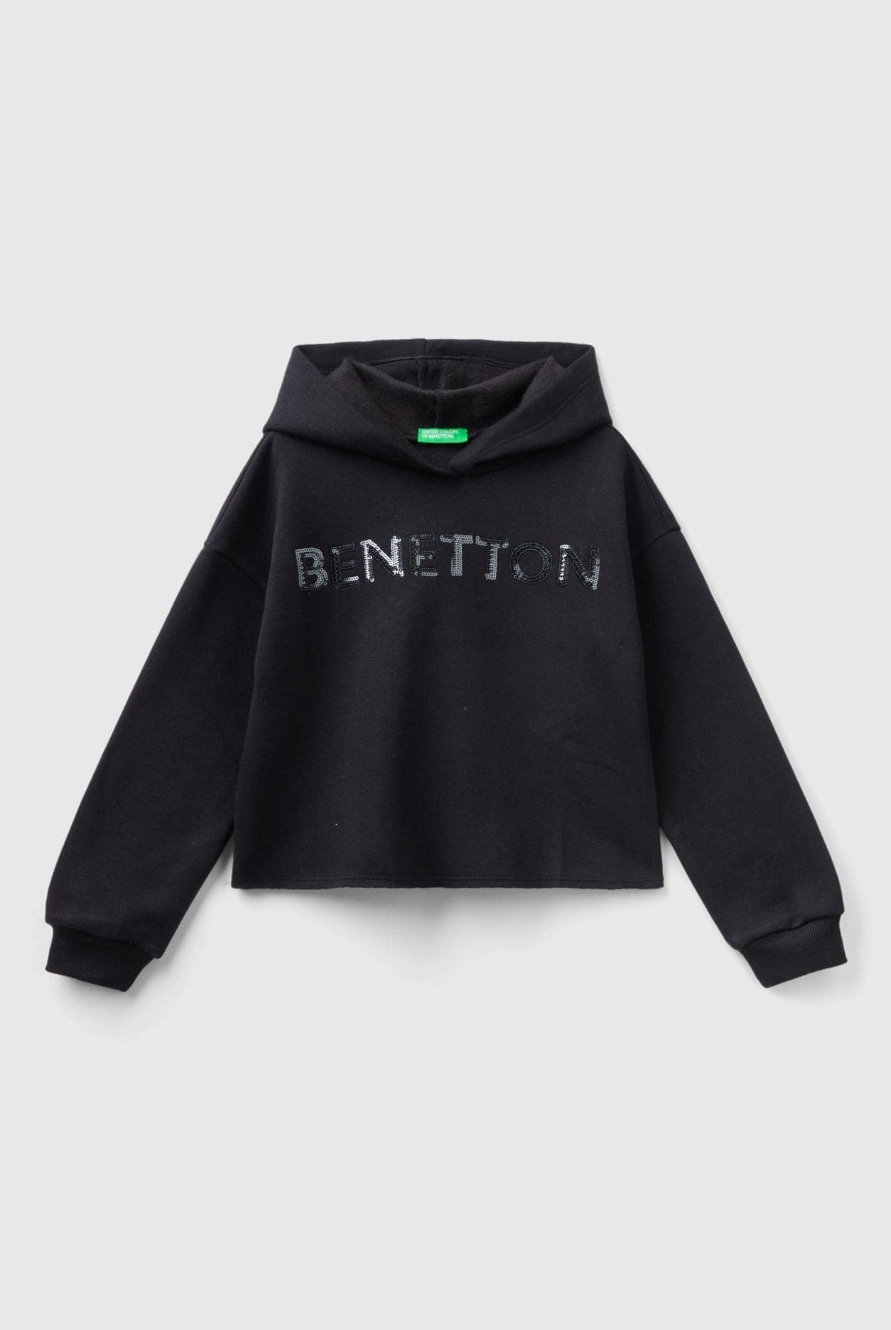 يونايتد كولورز اوف بينيتون هودي اطفال مزين بالترتر