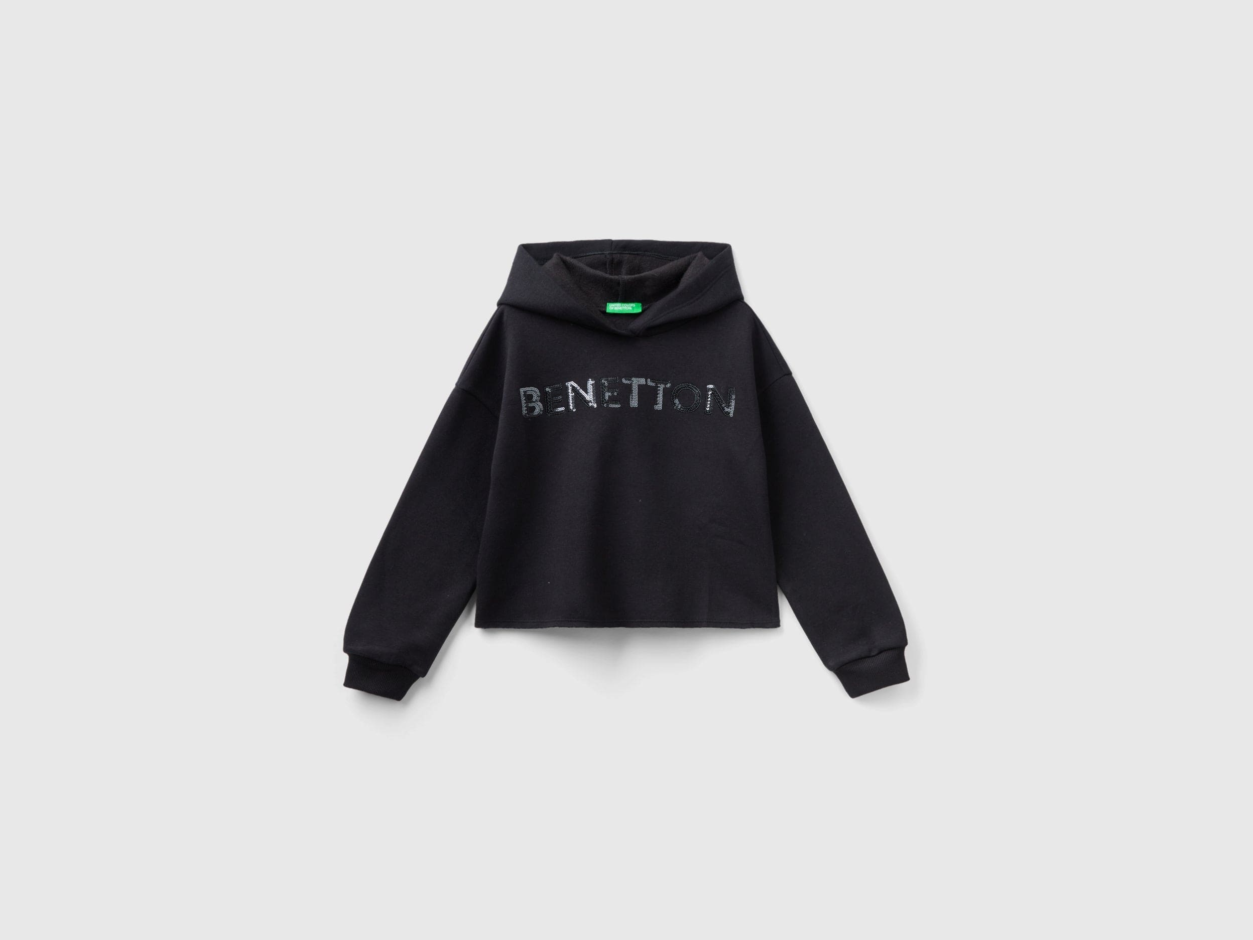 يونايتد كولورز اوف بينيتون هودي اطفال مزين بالترتر