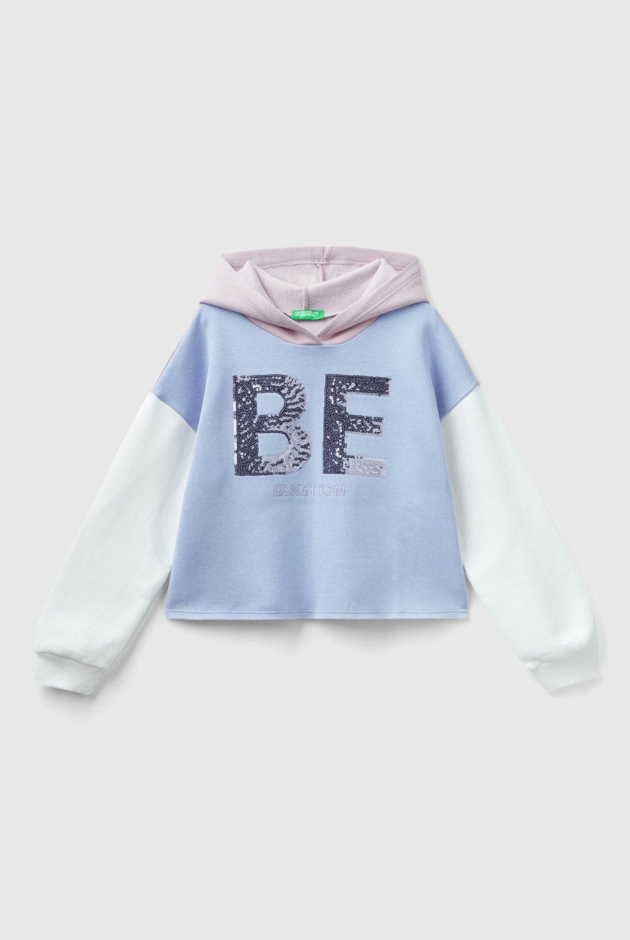 يونايتد كولورز اوف بينيتون هودي اطفال مزين بالترتر