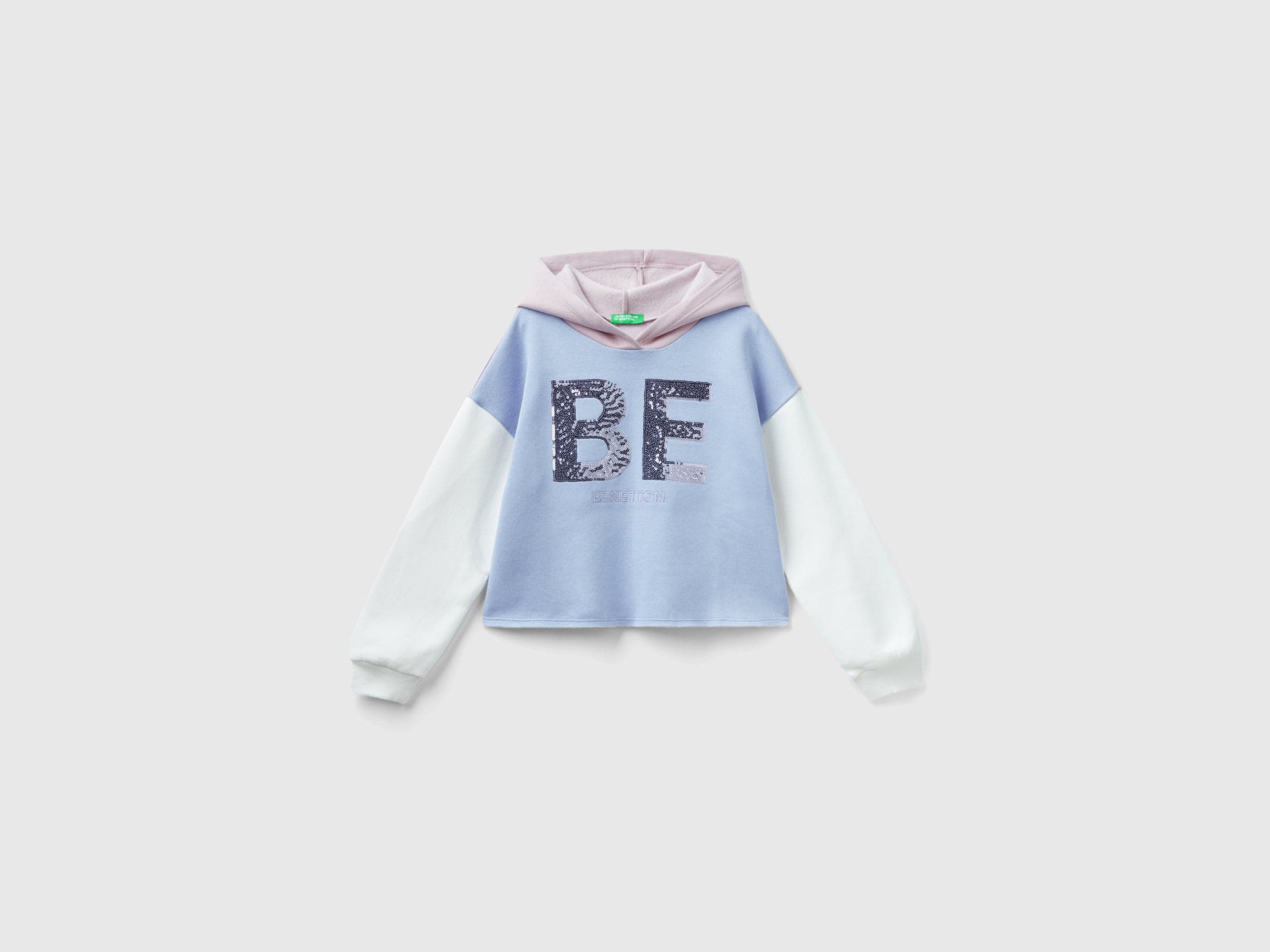 يونايتد كولورز اوف بينيتون هودي اطفال مزين بالترتر