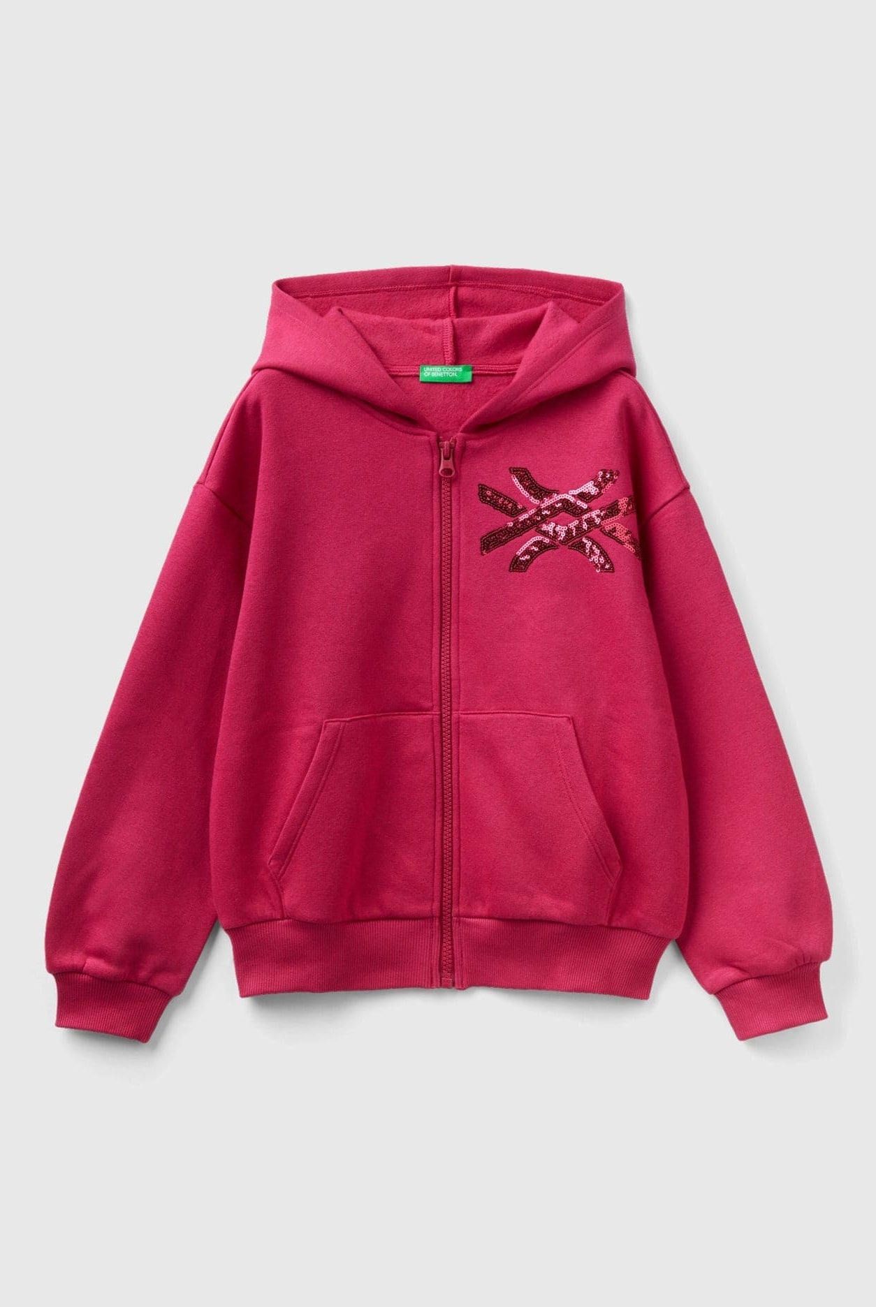 يونايتد كولورز اوف بينيتون سويت شيرت بسحاب وترتر أطفالي