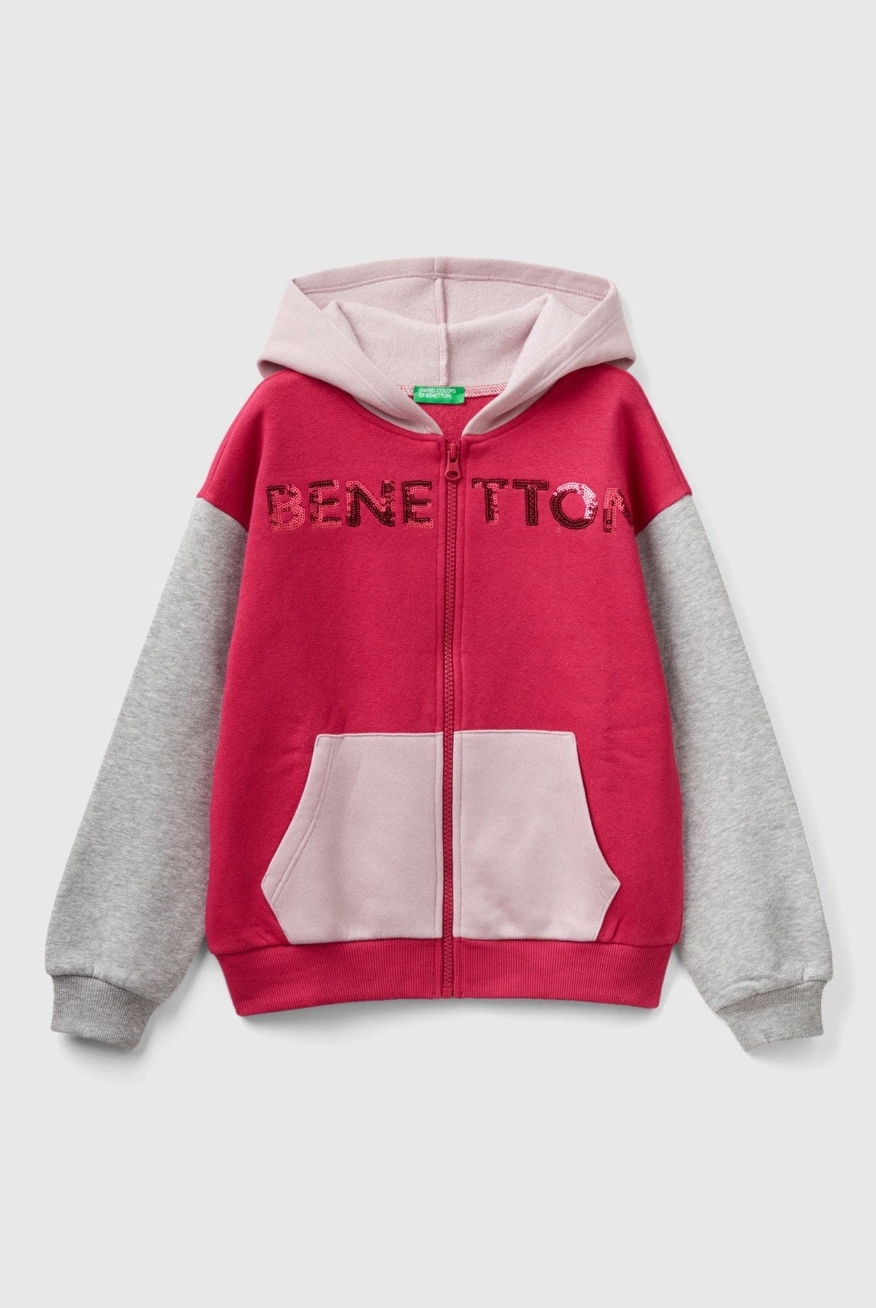 يونايتد كولورز اوف بينيتون سويت شيرت بسحاب وترتر أطفالي