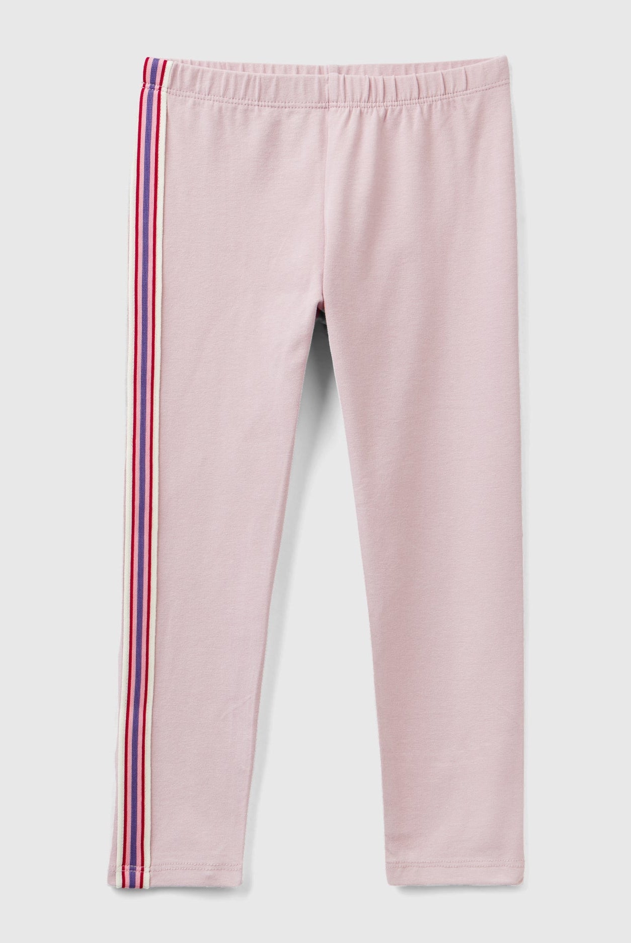 يونايتد كولورز اوف بينيتون بنطلون ليقنز بحزام مضلع من الجنب بناتي