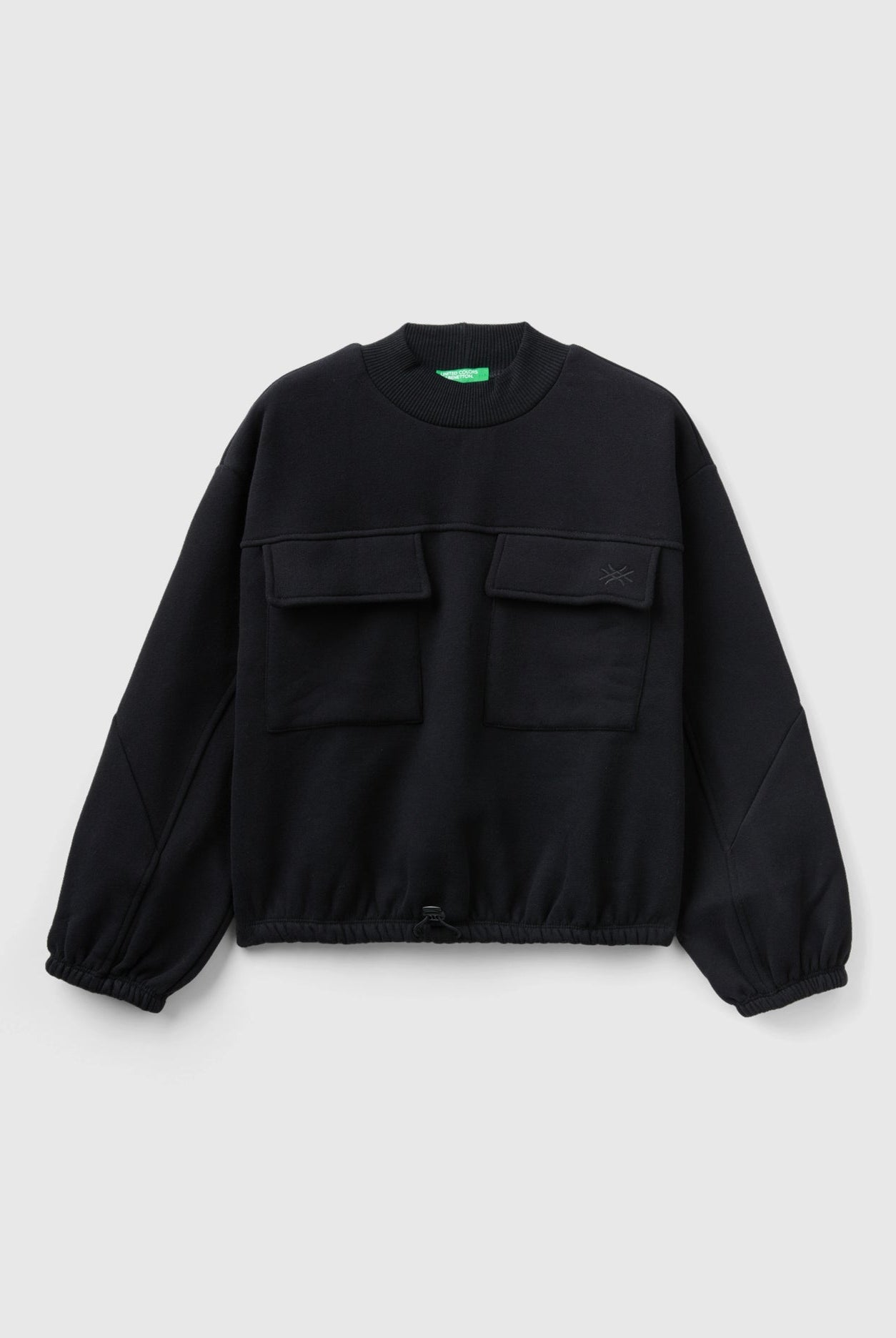 يونايتد كولورز اوف بينيتون تيشيرت اطفالي بأكمام منفوخة وتفاصيل جيوب