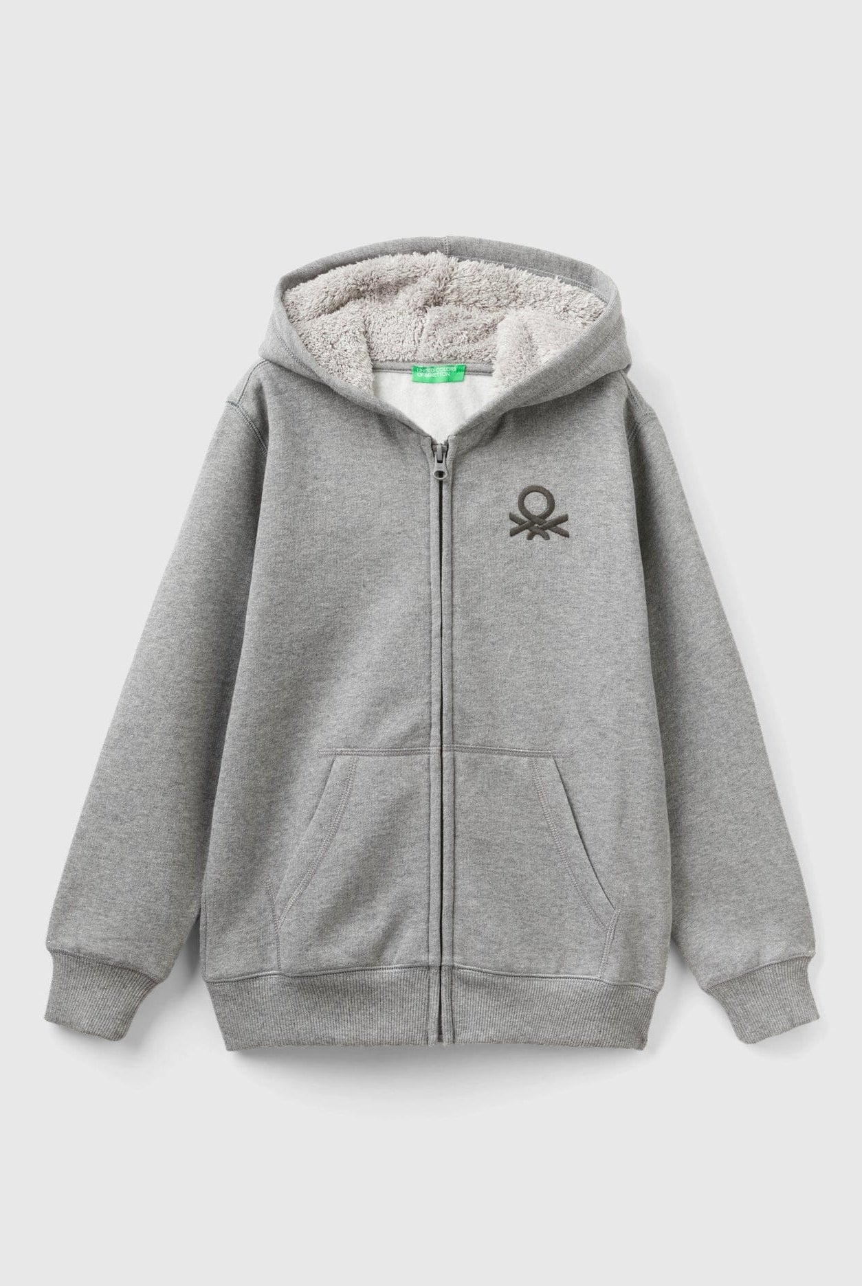 يونايتد كولورز اوف بينيتون سترة بغطاء رأس مبطن أطفالي