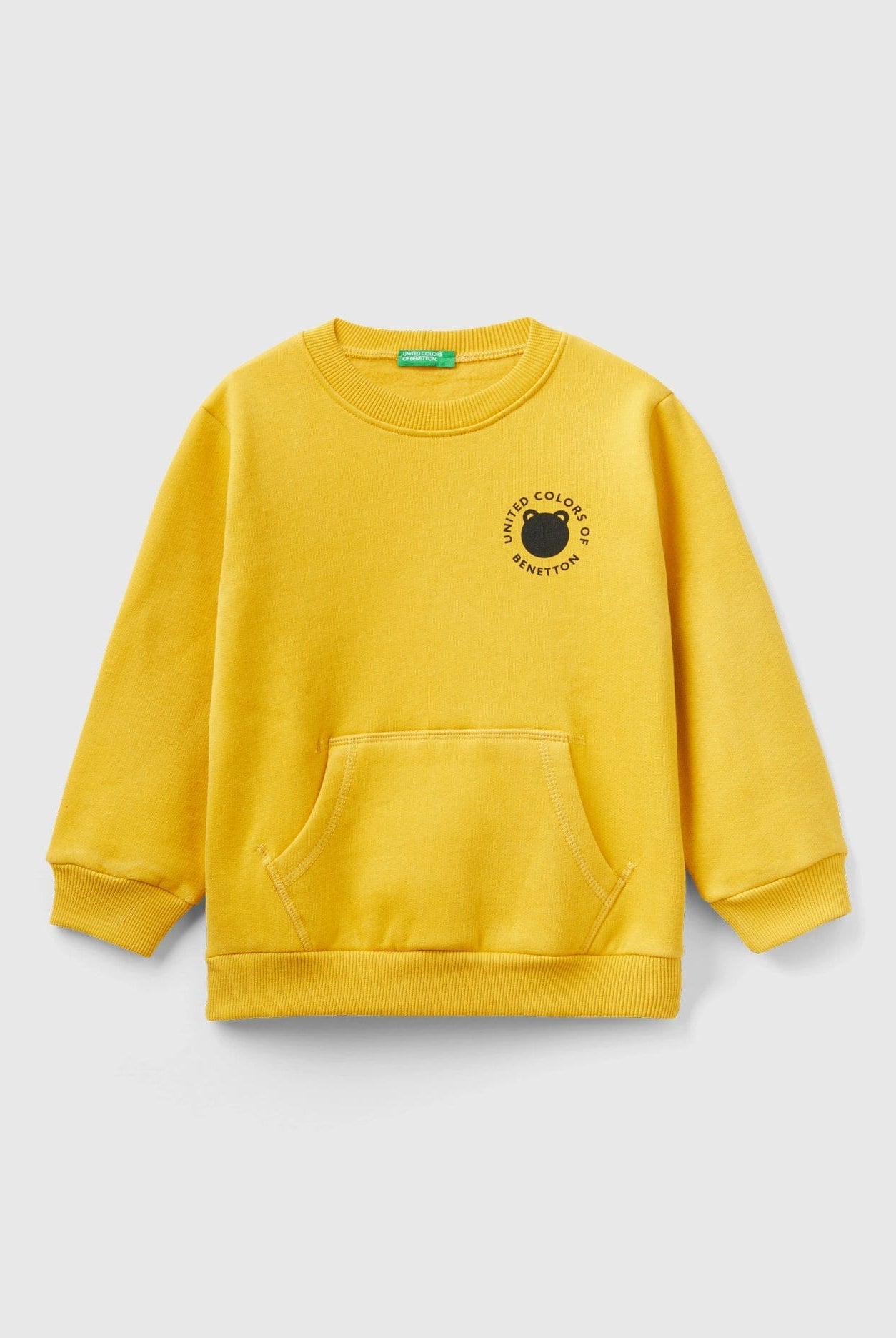 يونايتد كولورز اوف بينيتون هودي دافئ مع جيب كنغر أطفالي