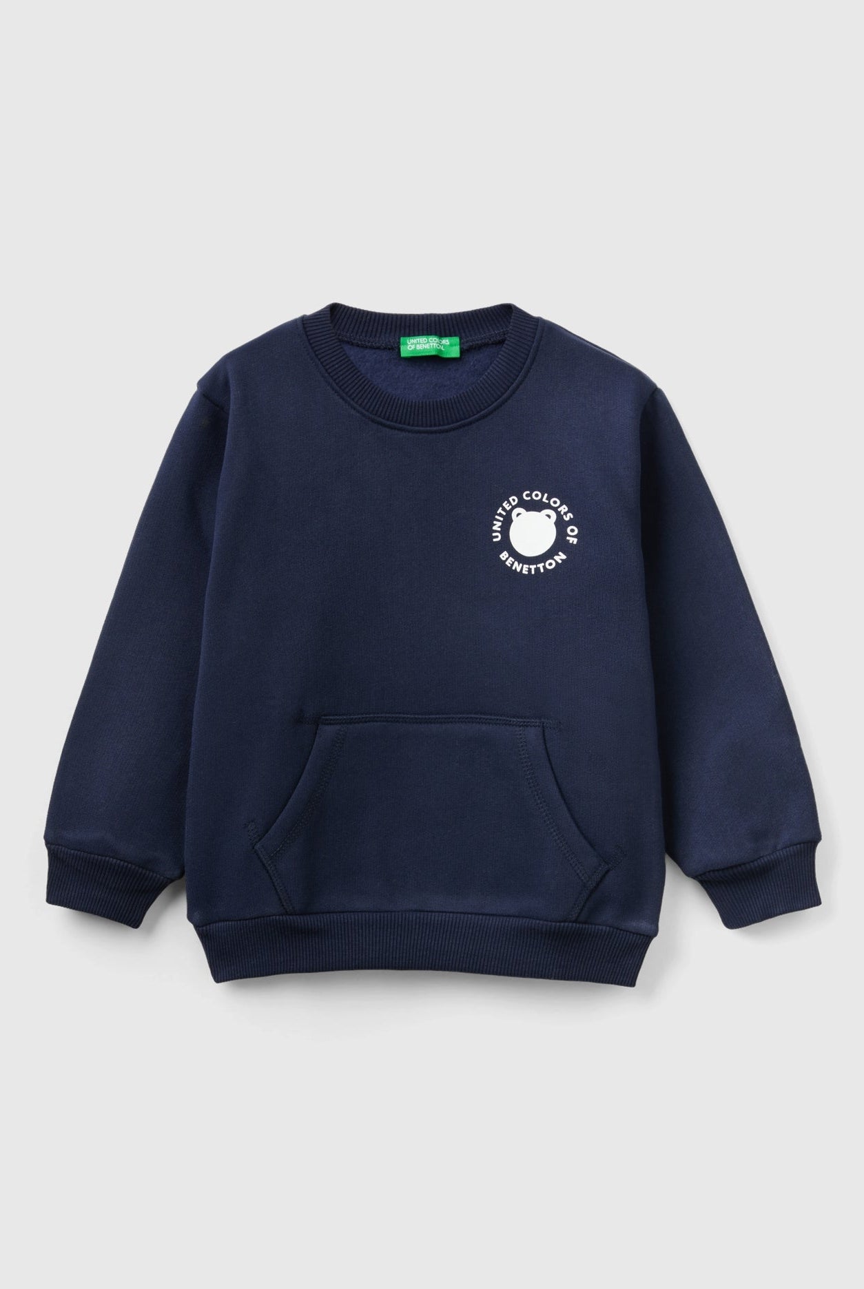 يونايتد كولورز اوف بينيتون هودي دافئ مع جيب كنغر أطفالي