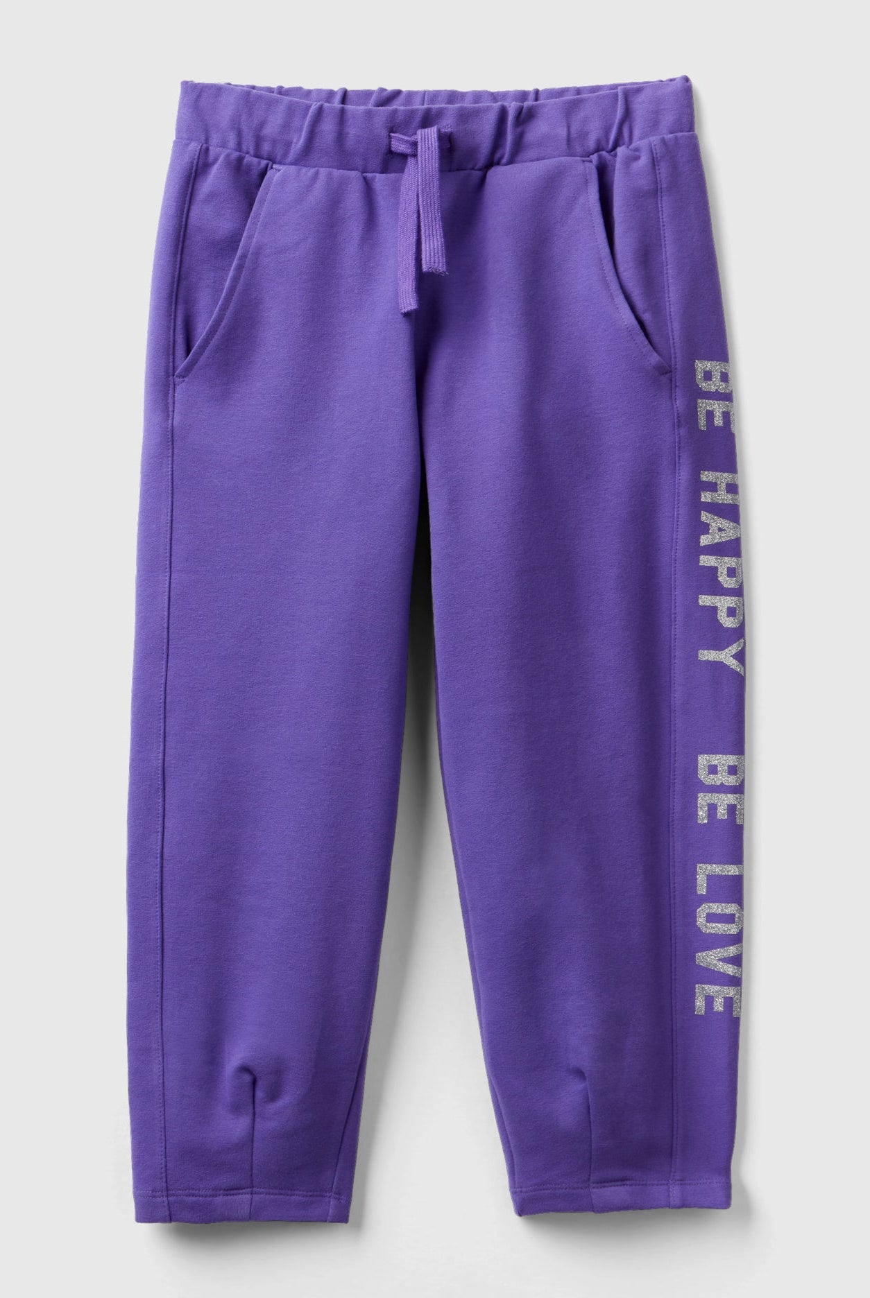 يونايتد كولورز اوف بينيتون بنطلون جوغر اولادي بطبعة لامعة